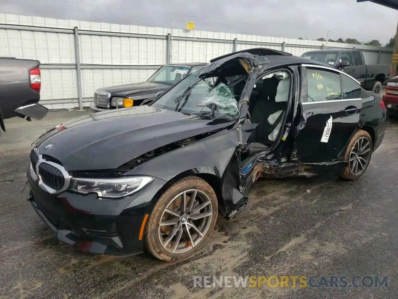 2 Photograph of a damaged car 3MW5R1J00L8B28374 BMW 3 SERIES 2020