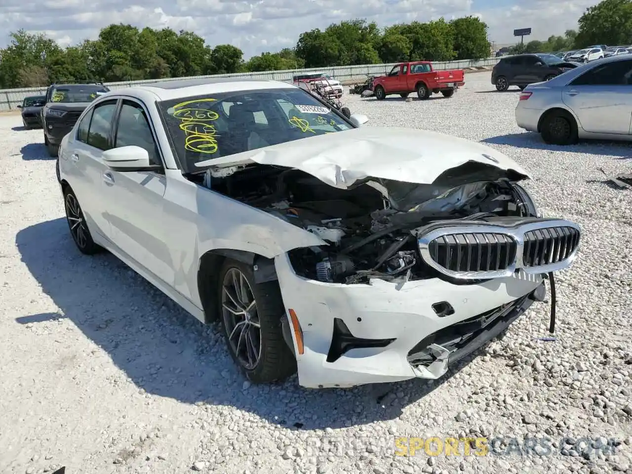 1 Photograph of a damaged car 3MW5R1J00L8B29136 BMW 3 SERIES 2020