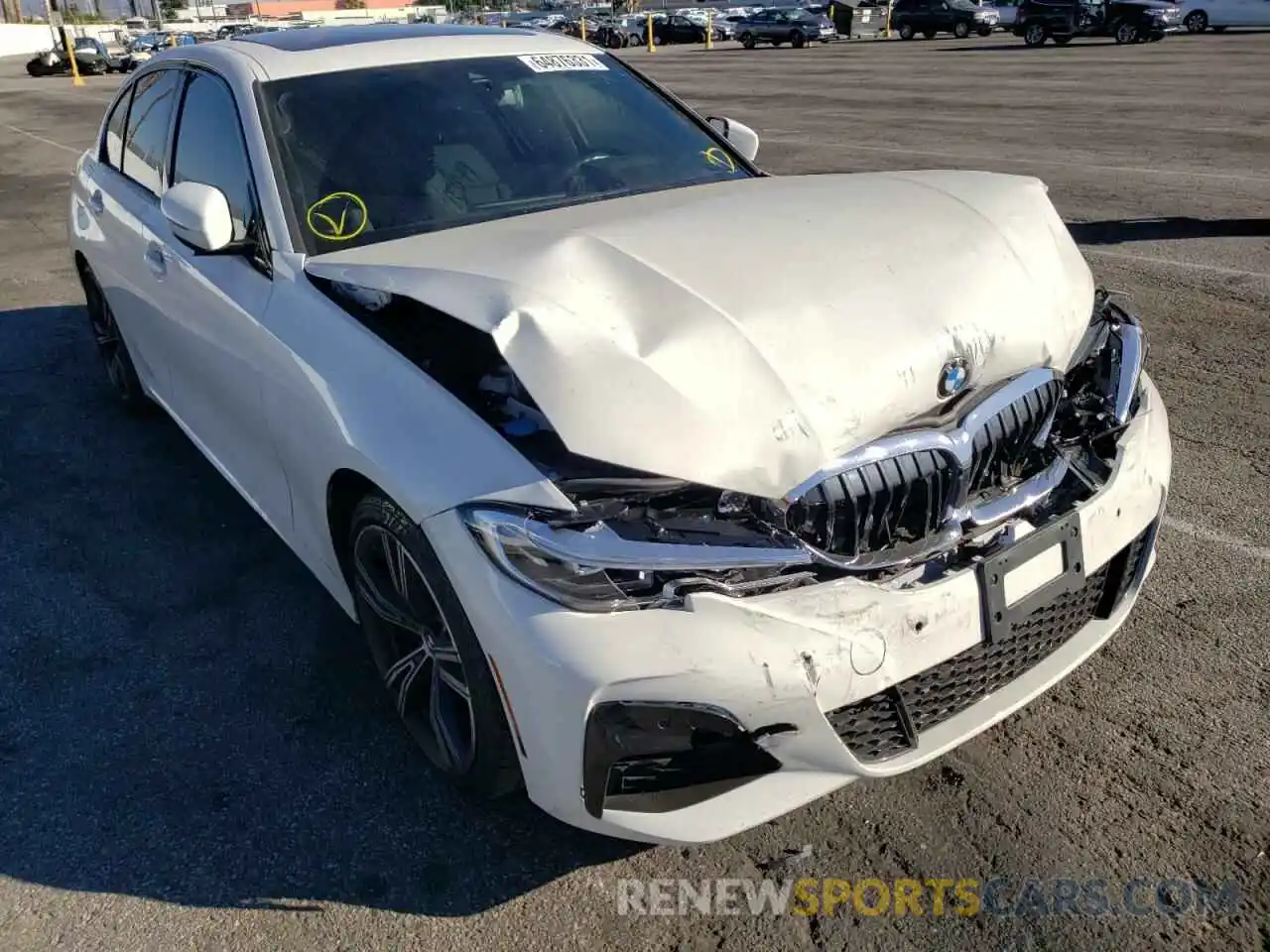 1 Photograph of a damaged car 3MW5R1J00L8B29850 BMW 3 SERIES 2020