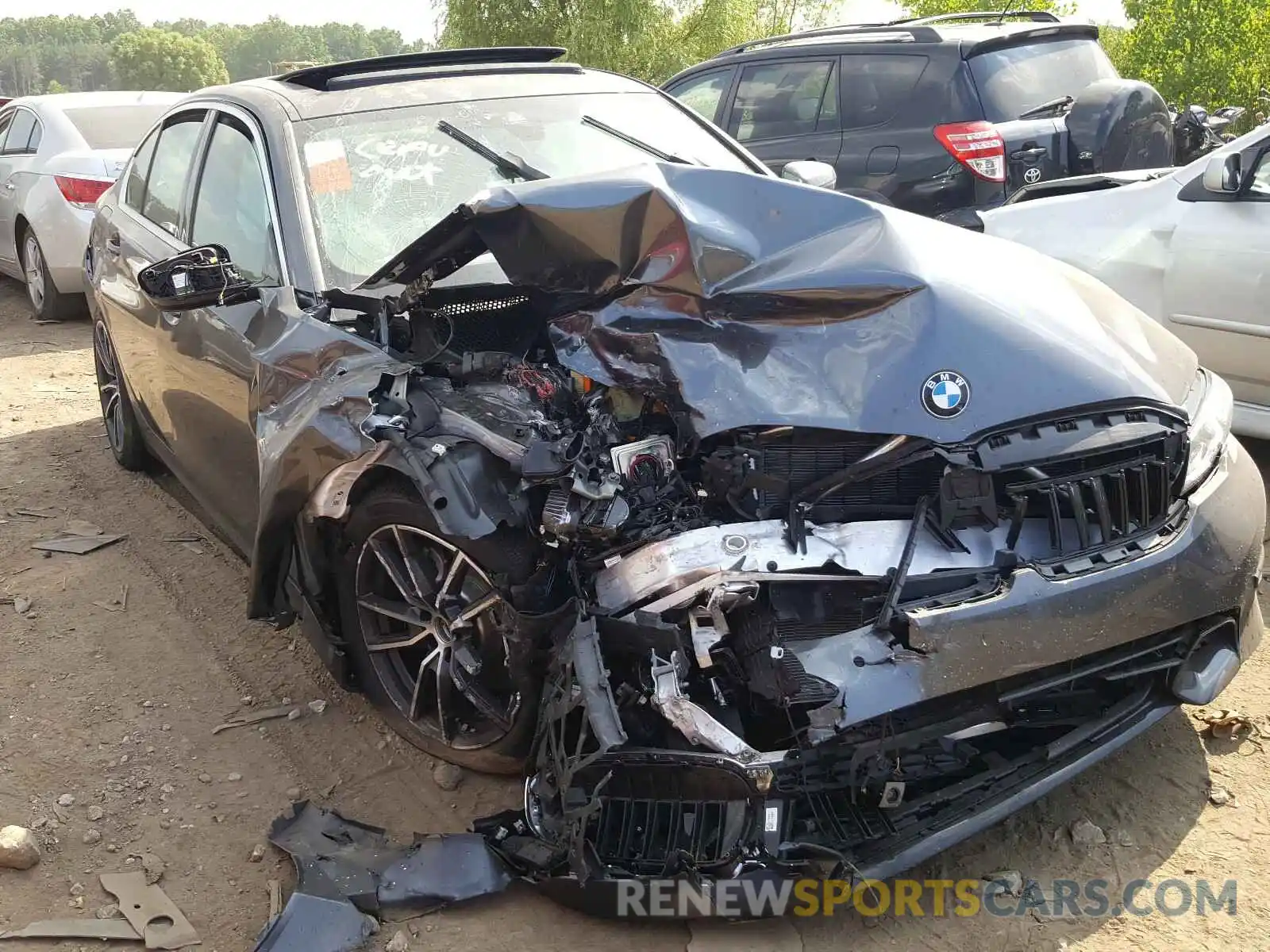 1 Photograph of a damaged car 3MW5R1J00L8B31775 BMW 3 SERIES 2020