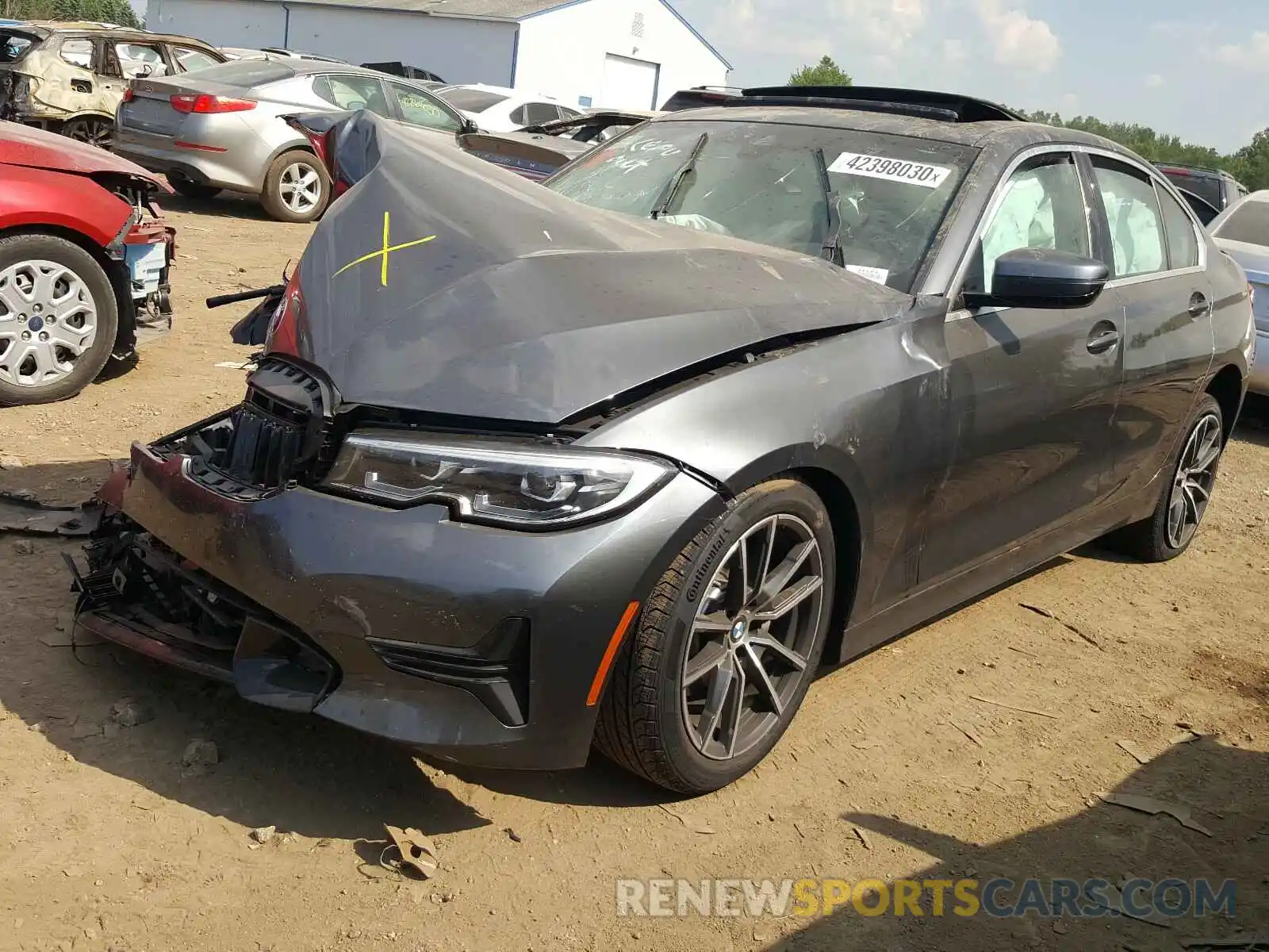 2 Photograph of a damaged car 3MW5R1J00L8B31775 BMW 3 SERIES 2020