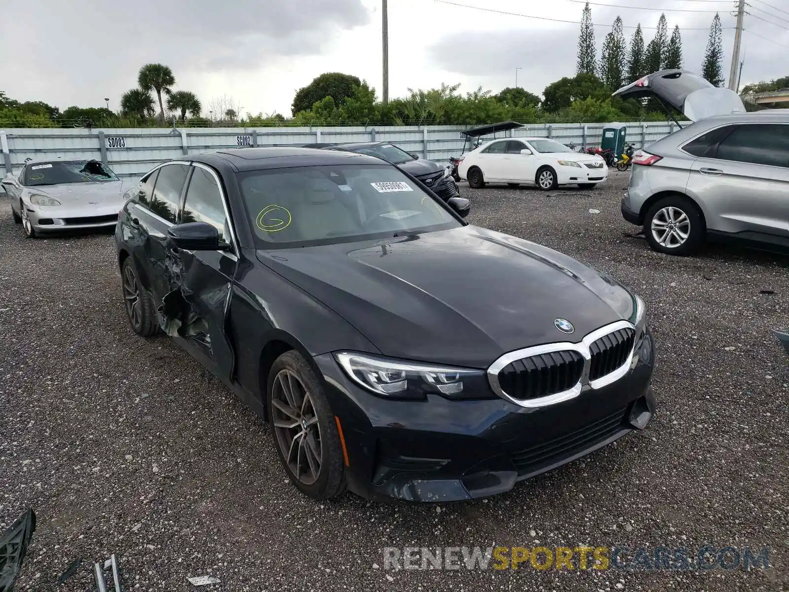 1 Photograph of a damaged car 3MW5R1J00L8B35048 BMW 3 SERIES 2020