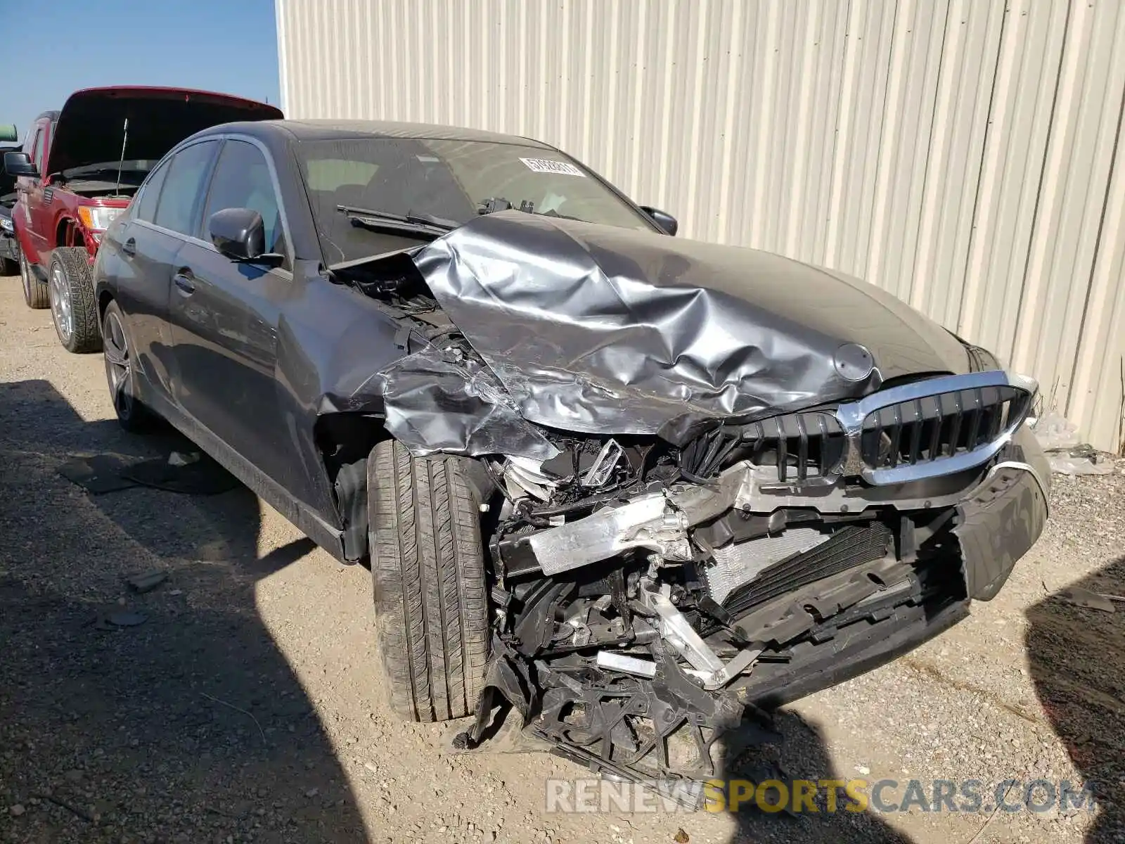 1 Photograph of a damaged car 3MW5R1J00L8B38323 BMW 3 SERIES 2020