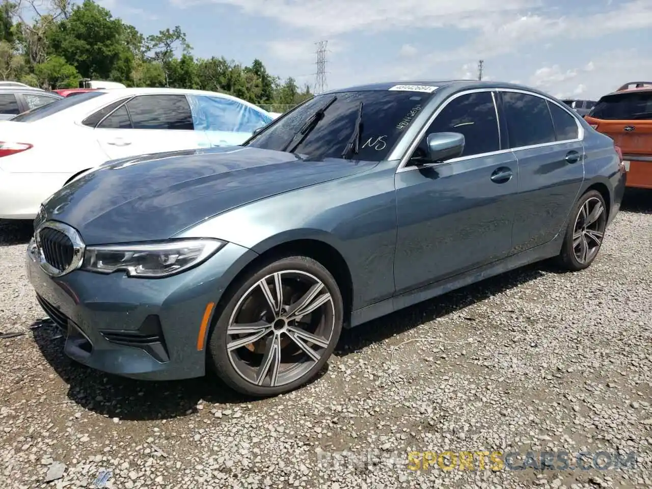 1 Фотография поврежденного автомобиля 3MW5R1J00L8B43375 BMW 3 SERIES 2020