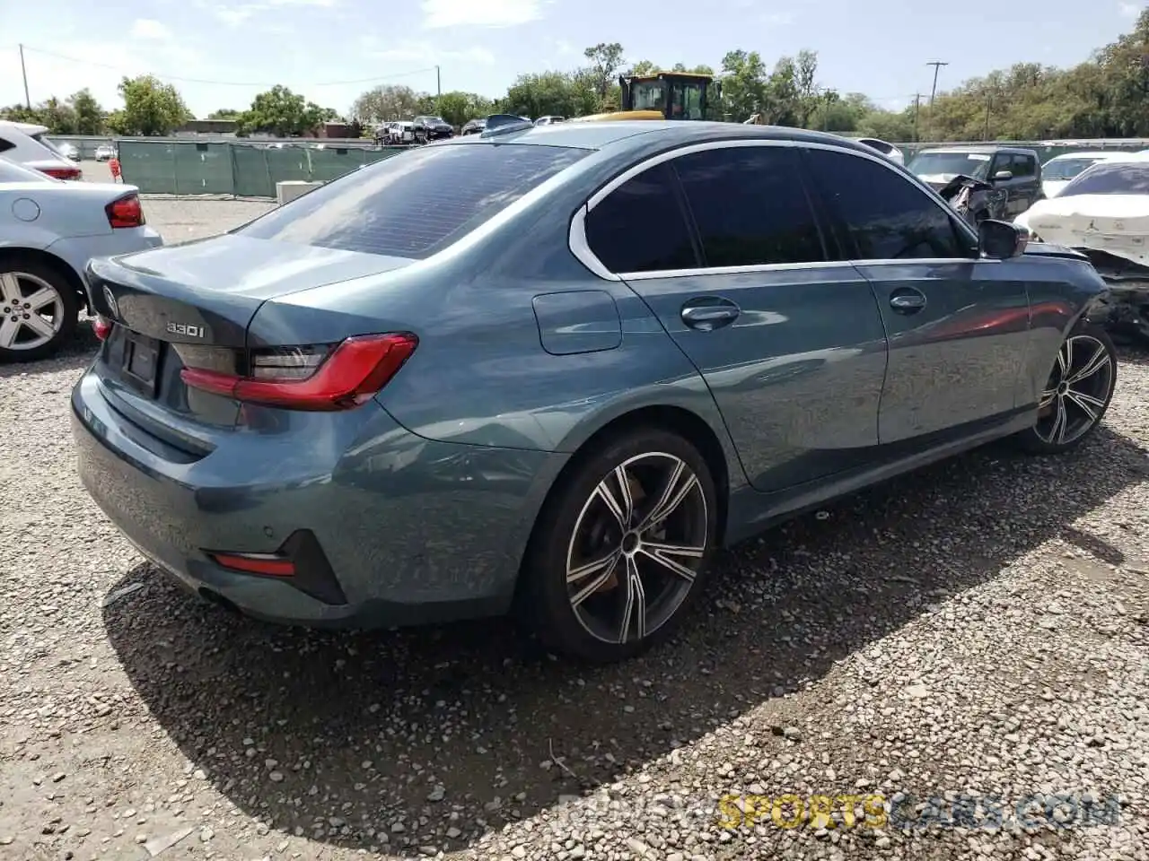 3 Photograph of a damaged car 3MW5R1J00L8B43375 BMW 3 SERIES 2020