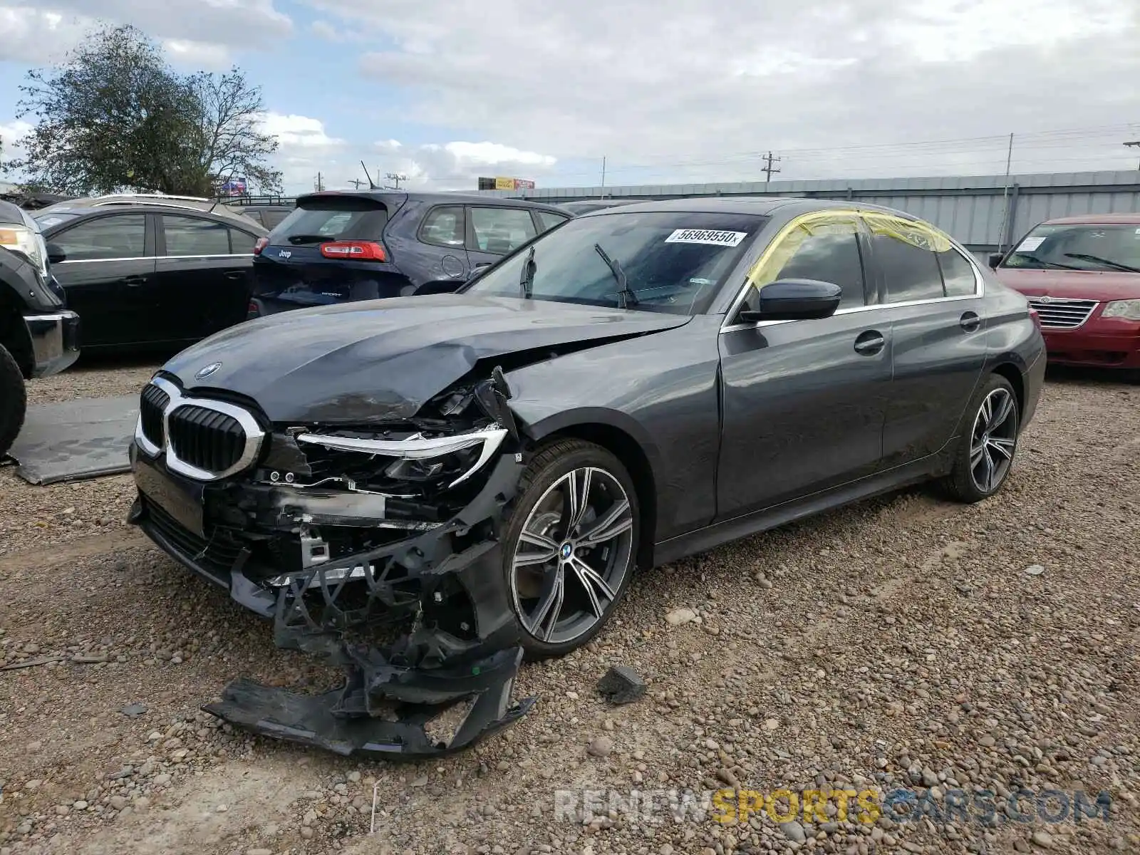 2 Photograph of a damaged car 3MW5R1J00L8B43781 BMW 3 SERIES 2020