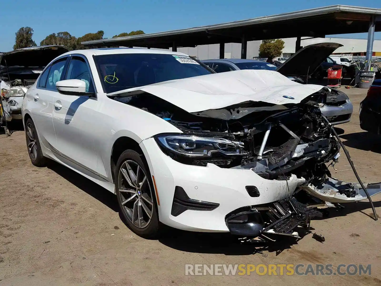 1 Photograph of a damaged car 3MW5R1J01L8B03788 BMW 3 SERIES 2020