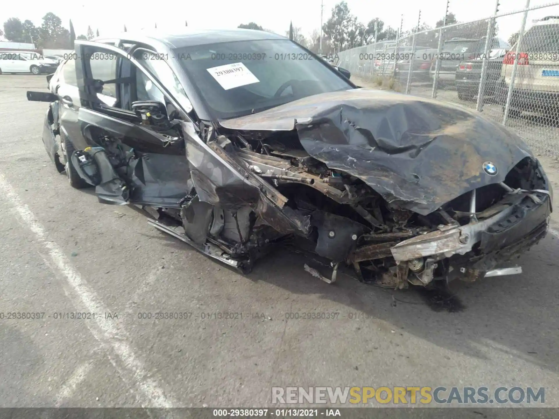 1 Photograph of a damaged car 3MW5R1J01L8B13334 BMW 3 SERIES 2020