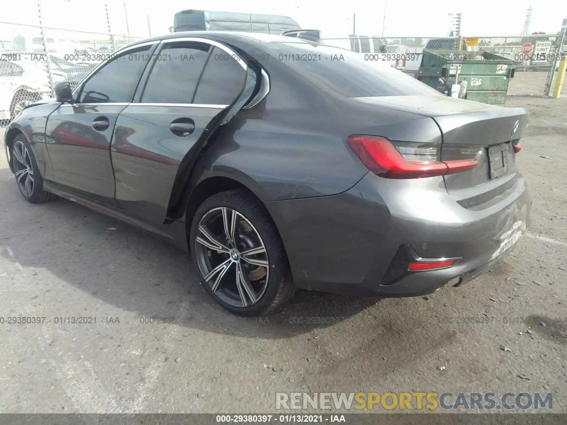 3 Photograph of a damaged car 3MW5R1J01L8B13334 BMW 3 SERIES 2020