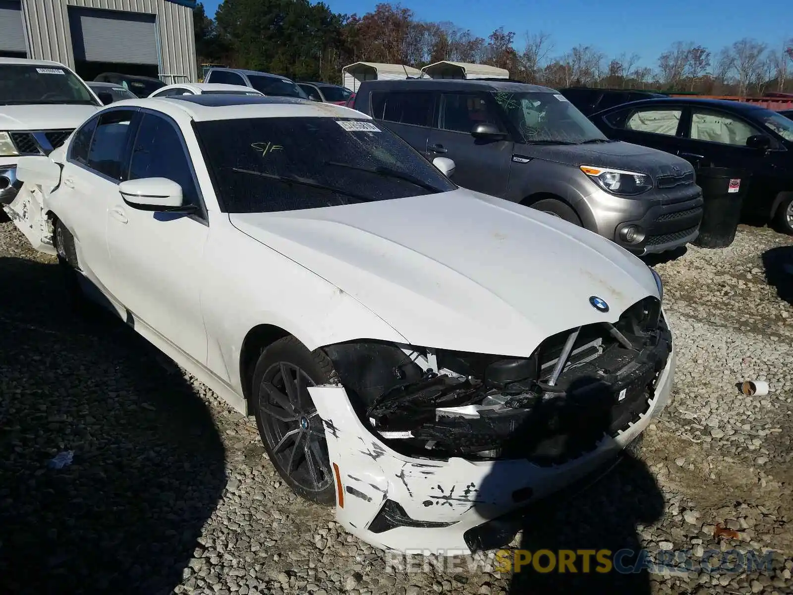 1 Photograph of a damaged car 3MW5R1J01L8B13866 BMW 3 SERIES 2020