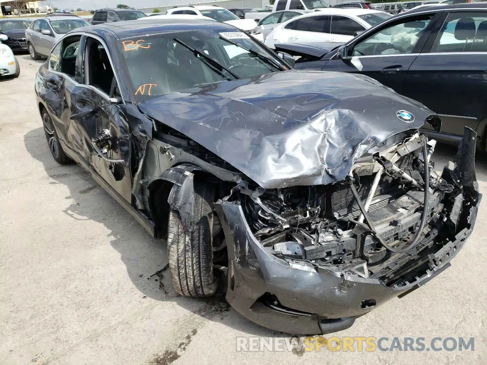 1 Photograph of a damaged car 3MW5R1J01L8B15343 BMW 3 SERIES 2020