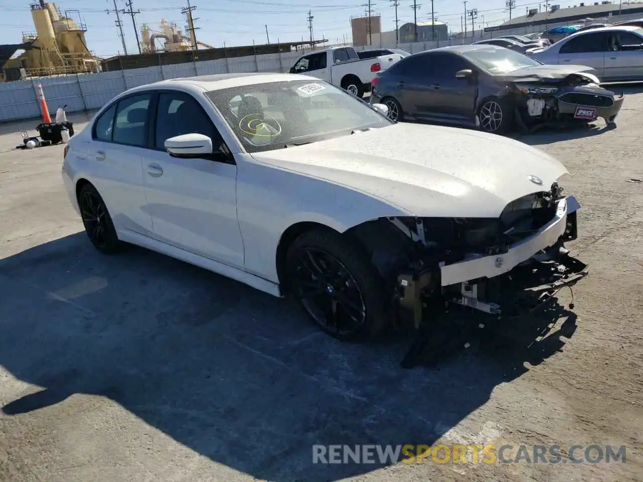 1 Photograph of a damaged car 3MW5R1J01L8B18291 BMW 3 SERIES 2020