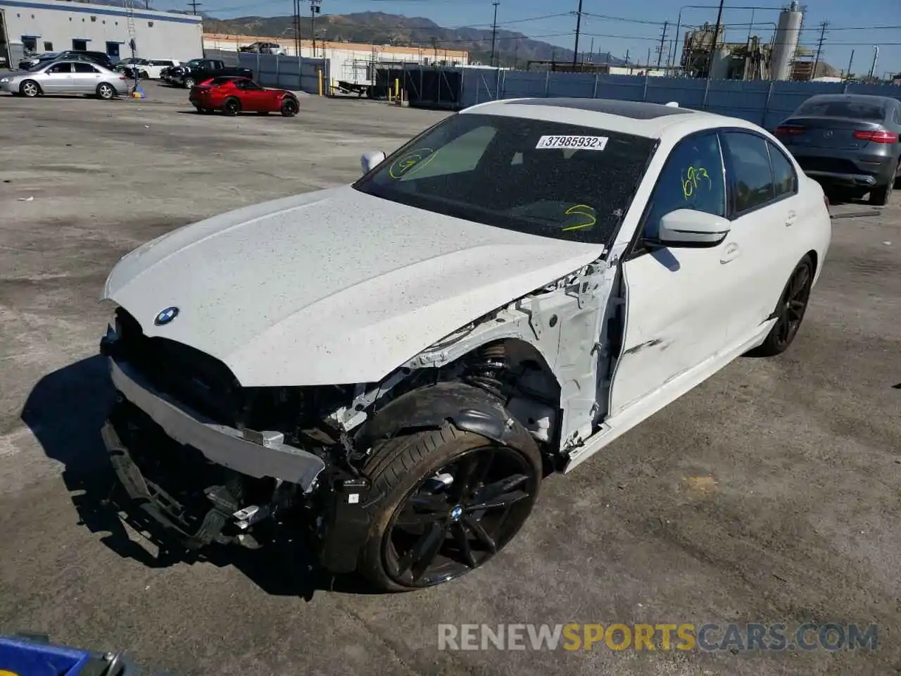 2 Photograph of a damaged car 3MW5R1J01L8B18291 BMW 3 SERIES 2020