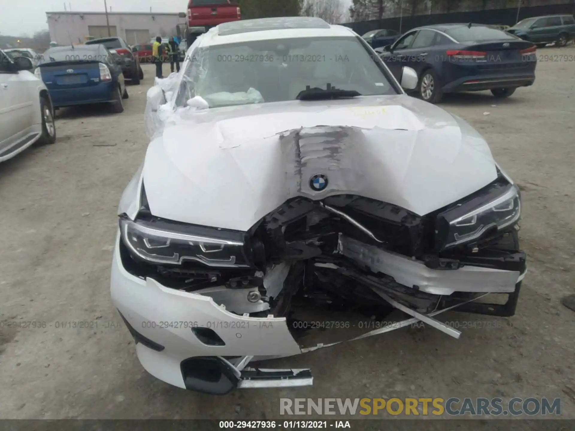6 Фотография поврежденного автомобиля 3MW5R1J01L8B21031 BMW 3 SERIES 2020