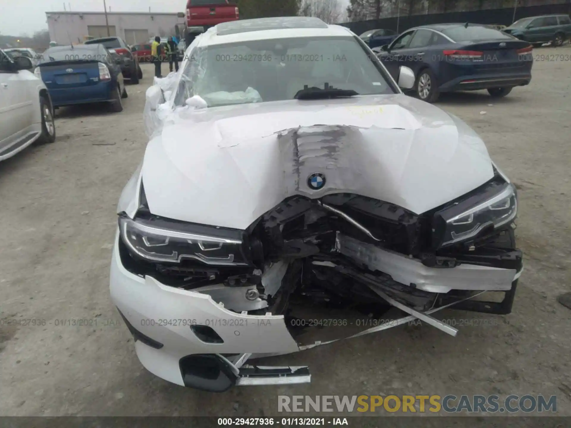 6 Photograph of a damaged car 3MW5R1J01L8B21031 BMW 3 SERIES 2020