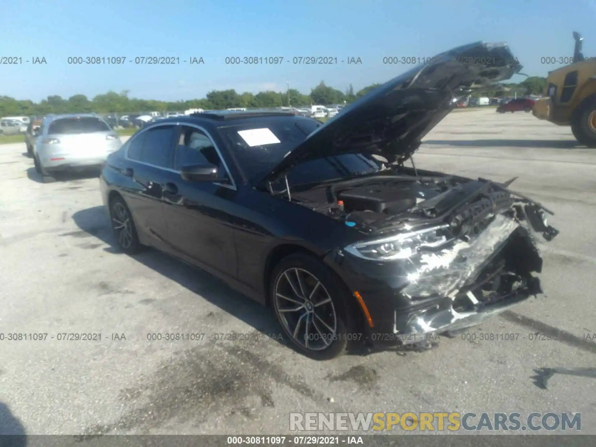 1 Photograph of a damaged car 3MW5R1J01L8B22406 BMW 3 SERIES 2020