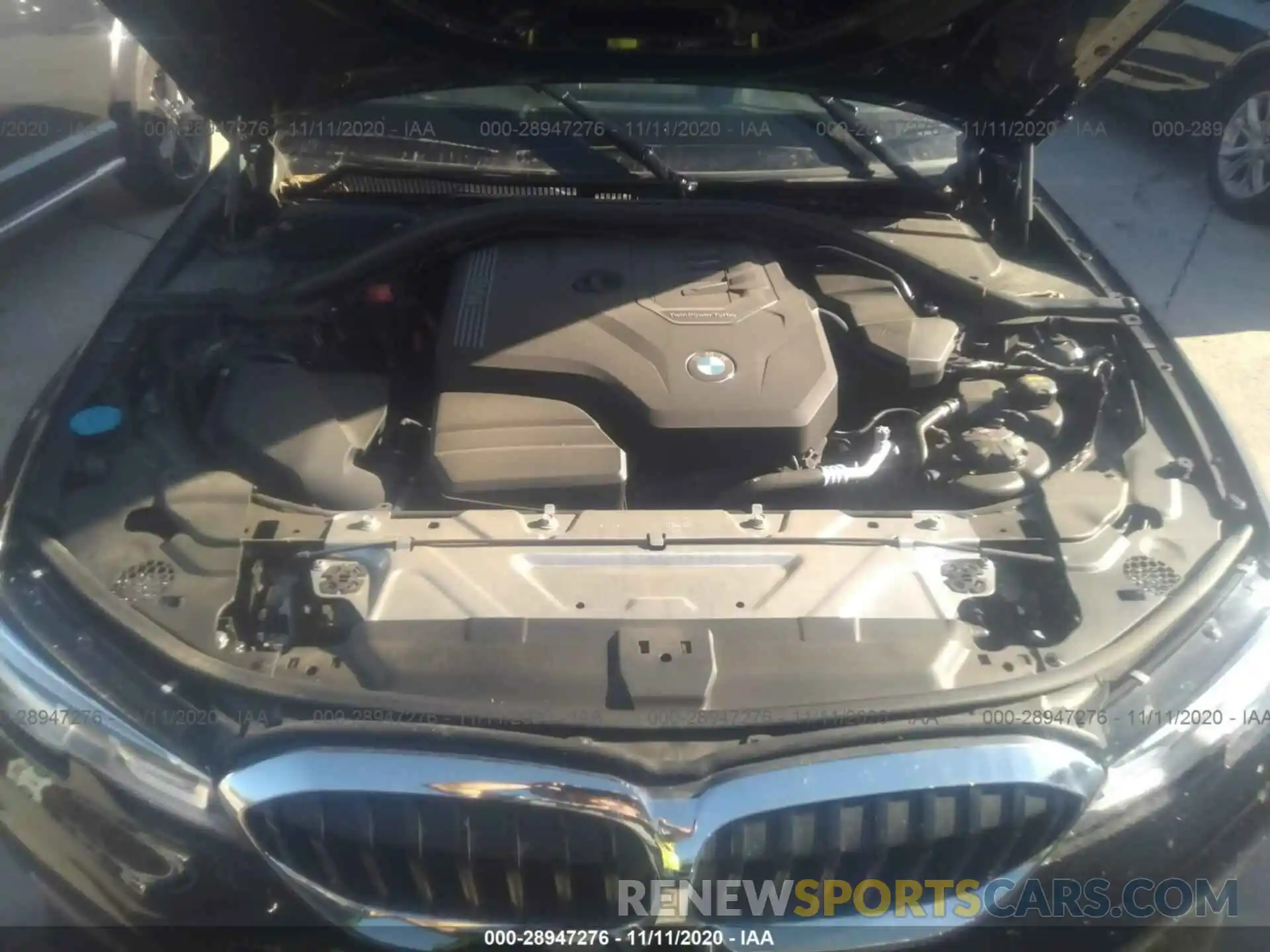 10 Фотография поврежденного автомобиля 3MW5R1J01L8B24169 BMW 3 SERIES 2020