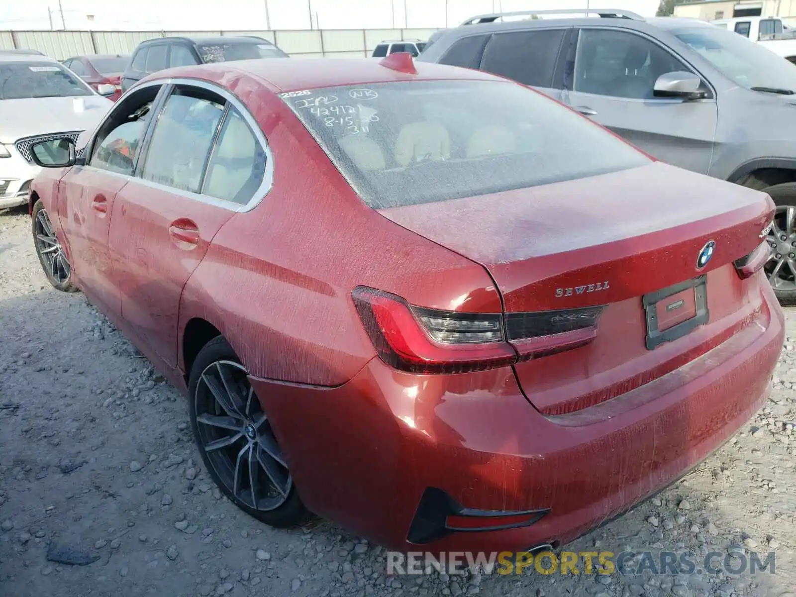 3 Фотография поврежденного автомобиля 3MW5R1J01L8B28612 BMW 3 SERIES 2020
