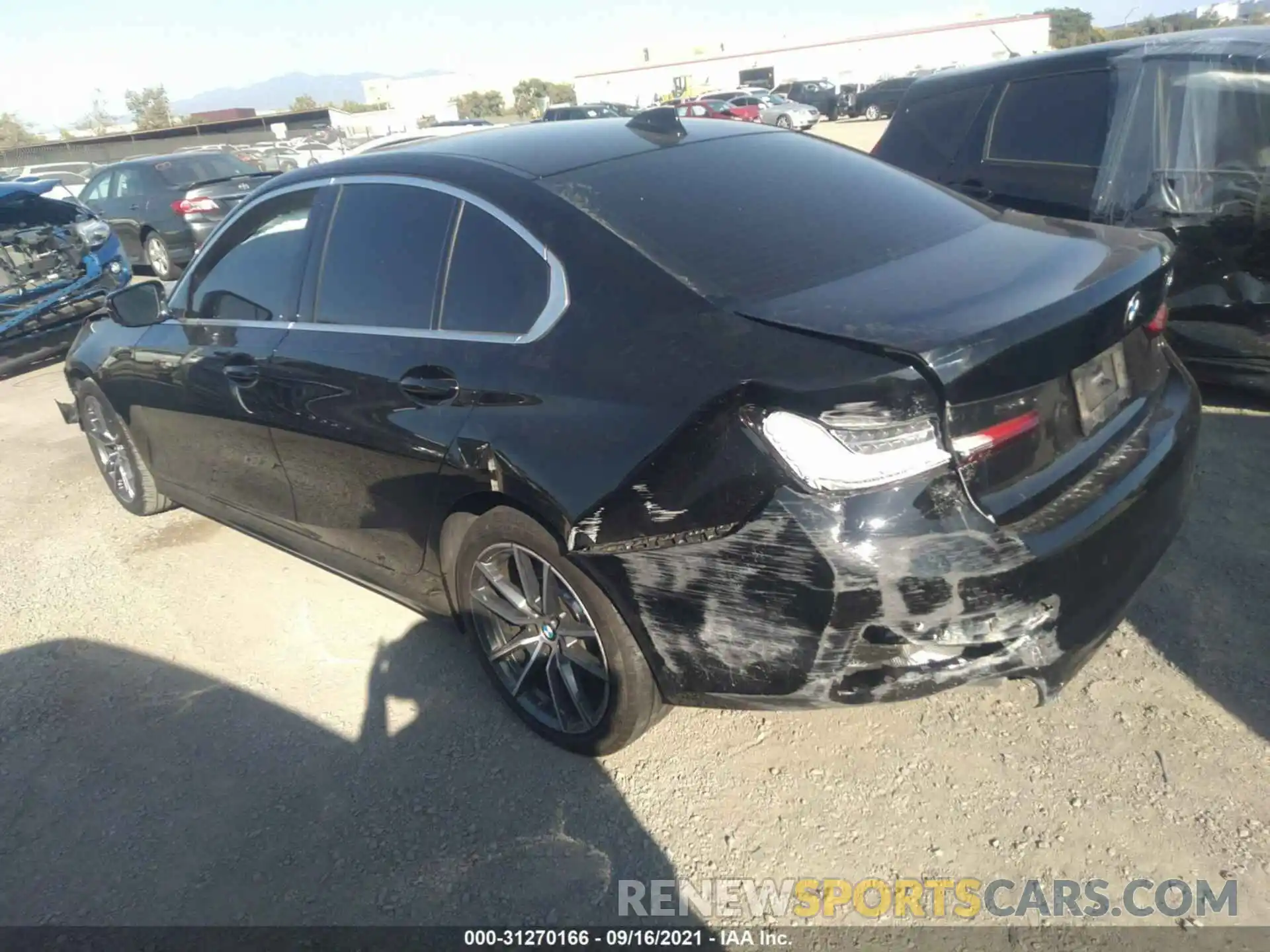 3 Photograph of a damaged car 3MW5R1J01L8B31929 BMW 3 SERIES 2020