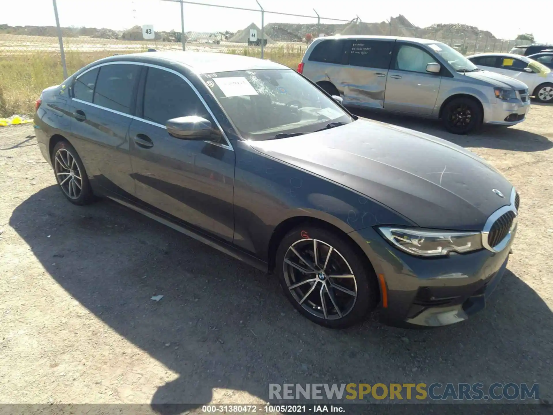 1 Photograph of a damaged car 3MW5R1J01L8B33387 BMW 3 SERIES 2020