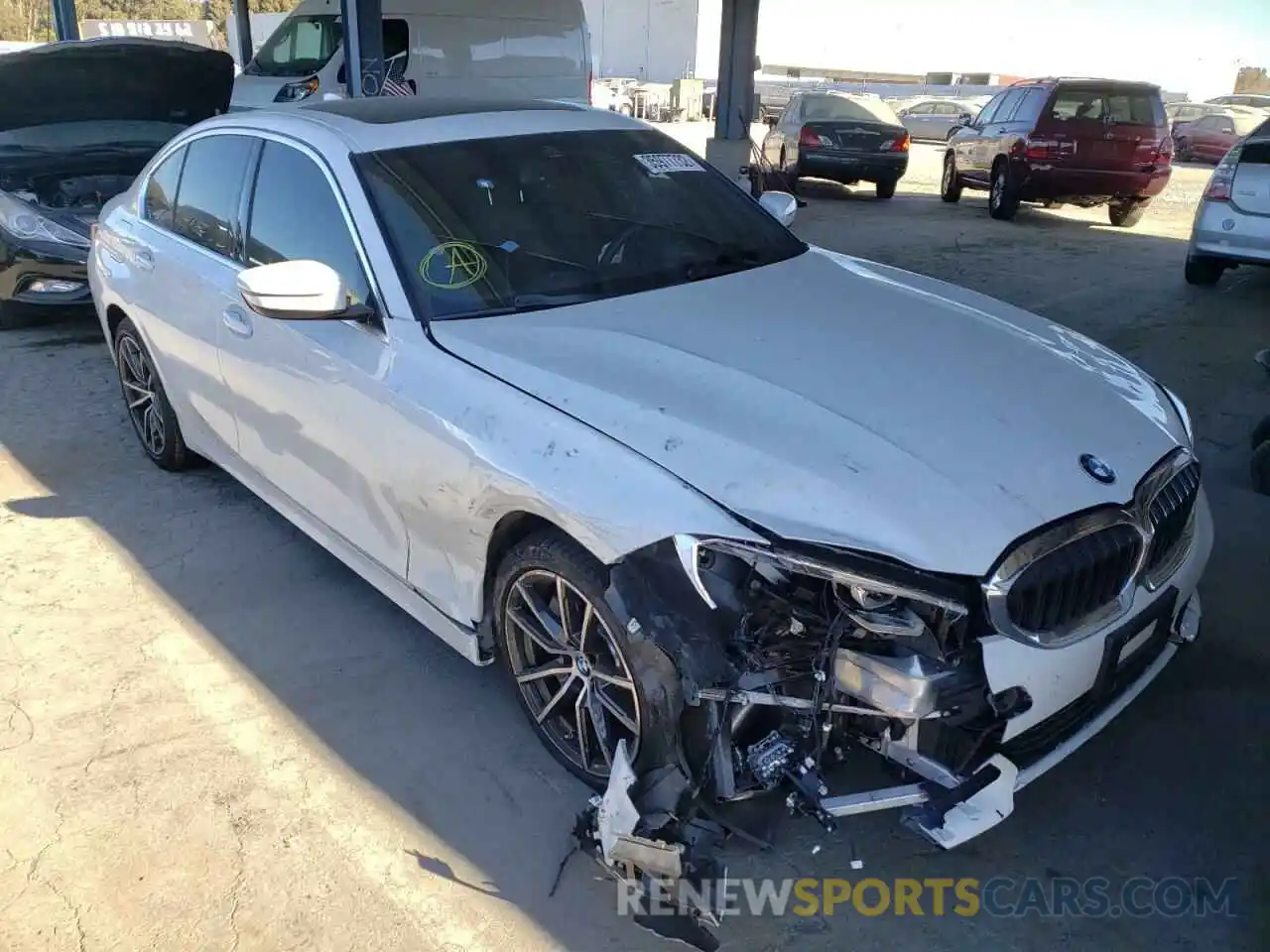 1 Photograph of a damaged car 3MW5R1J01L8B34717 BMW 3 SERIES 2020