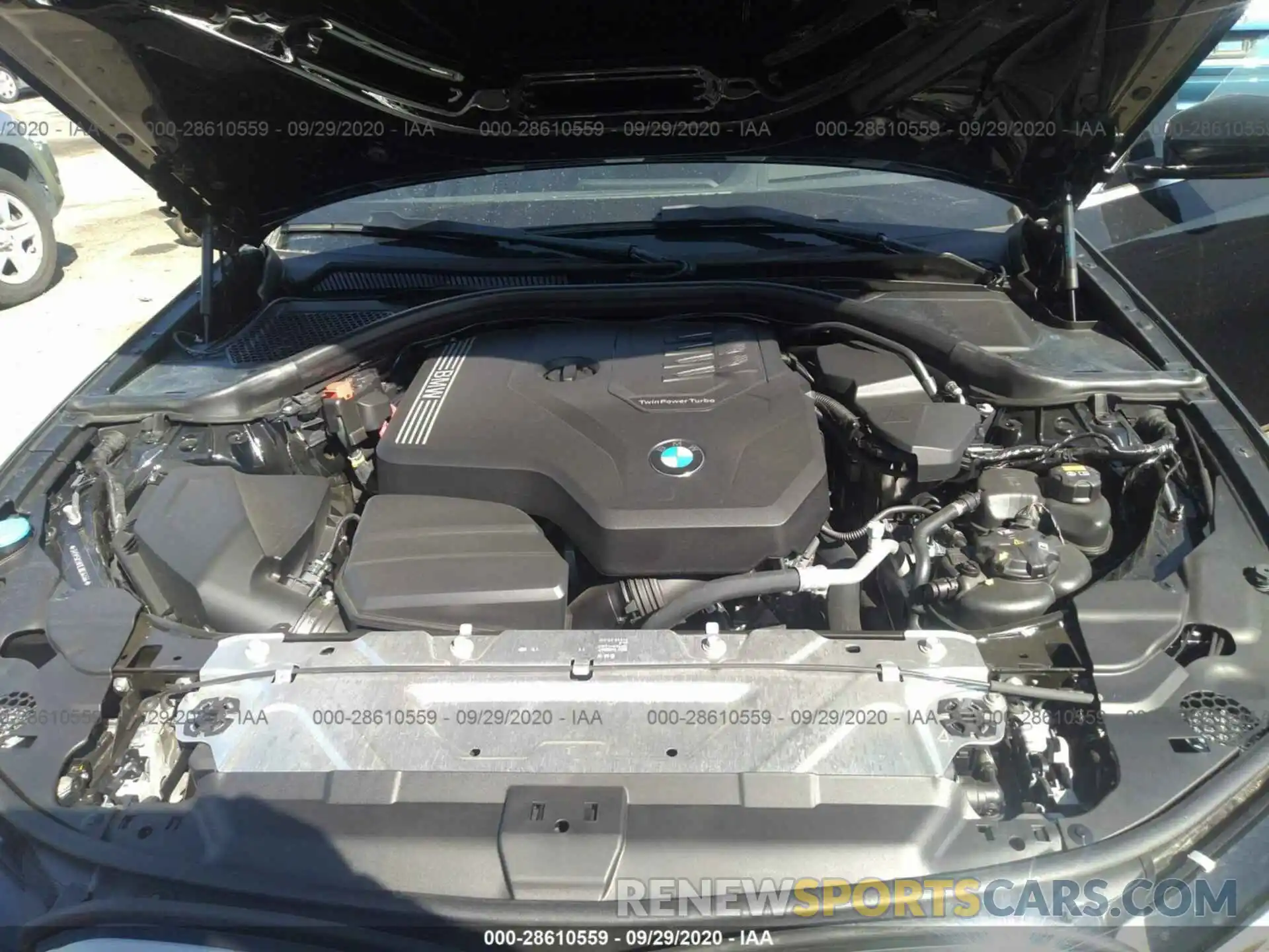 10 Фотография поврежденного автомобиля 3MW5R1J01L8B36466 BMW 3 SERIES 2020