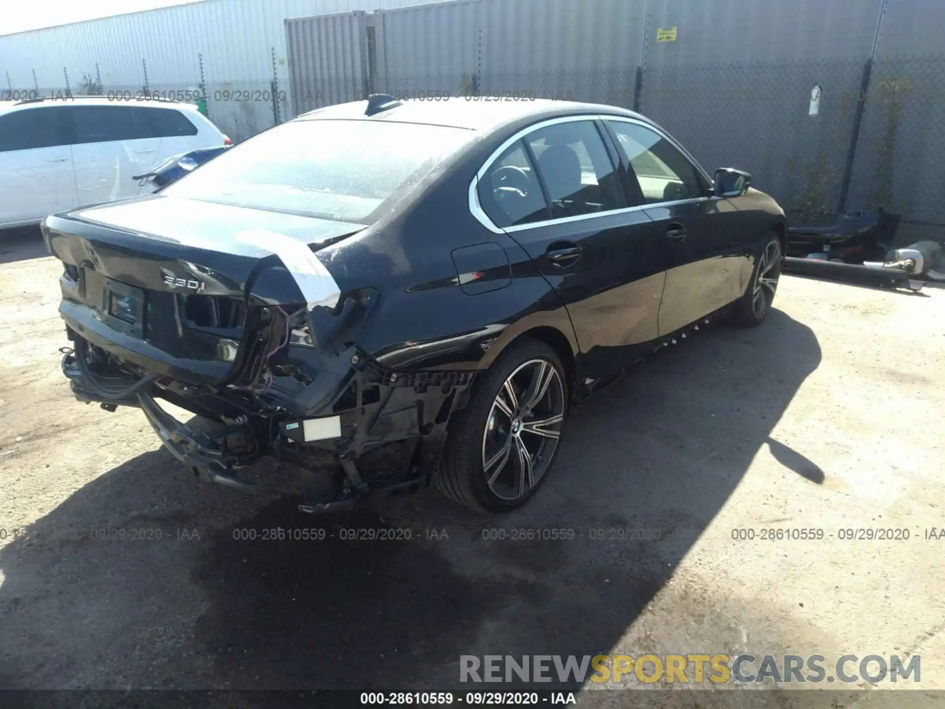 4 Фотография поврежденного автомобиля 3MW5R1J01L8B36466 BMW 3 SERIES 2020