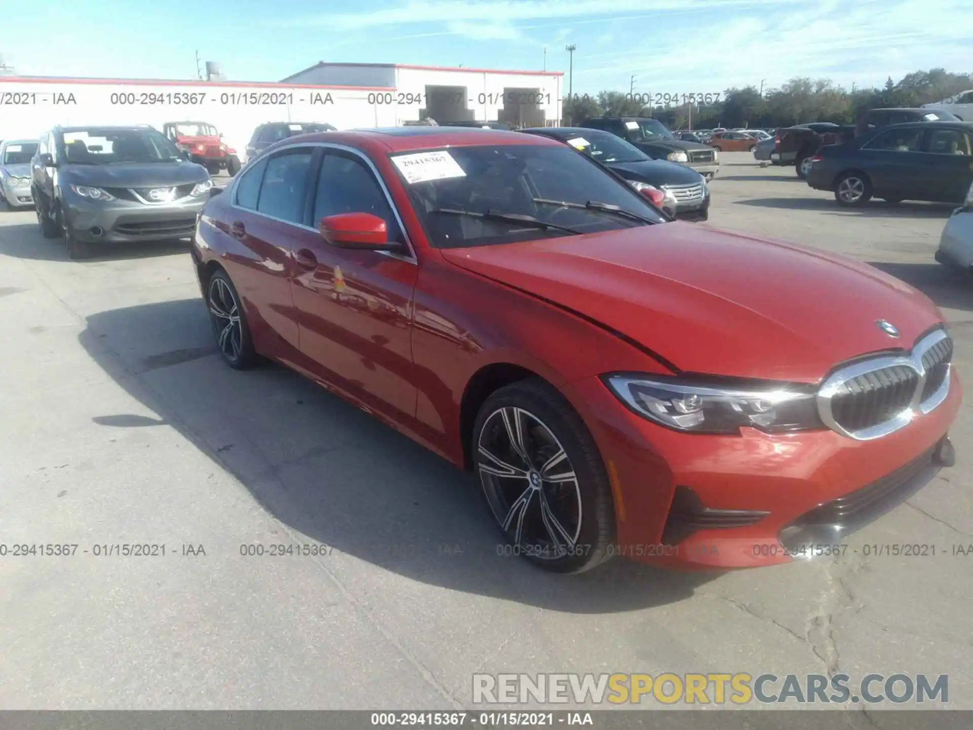 1 Photograph of a damaged car 3MW5R1J01L8B41599 BMW 3 SERIES 2020