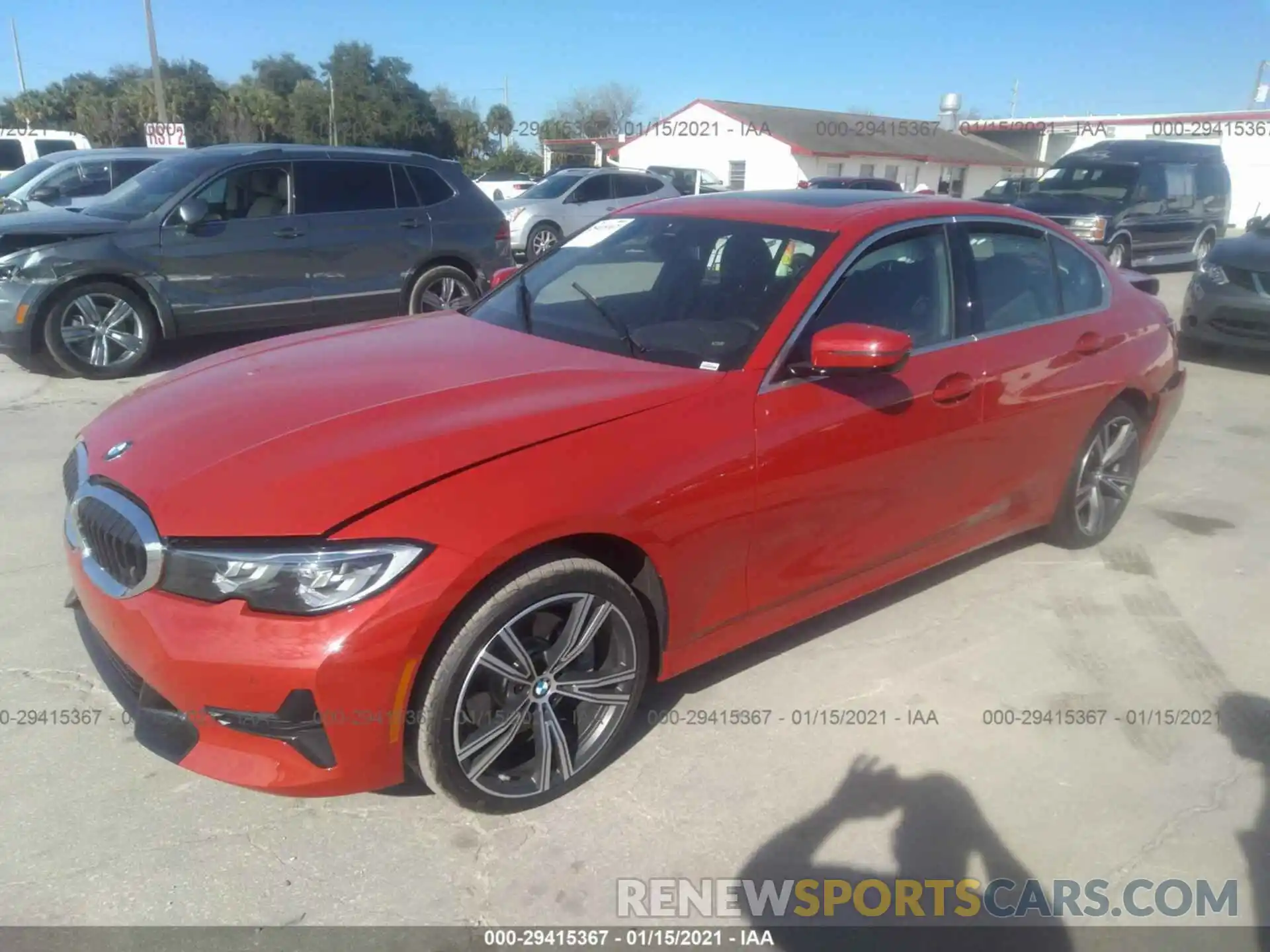 2 Photograph of a damaged car 3MW5R1J01L8B41599 BMW 3 SERIES 2020