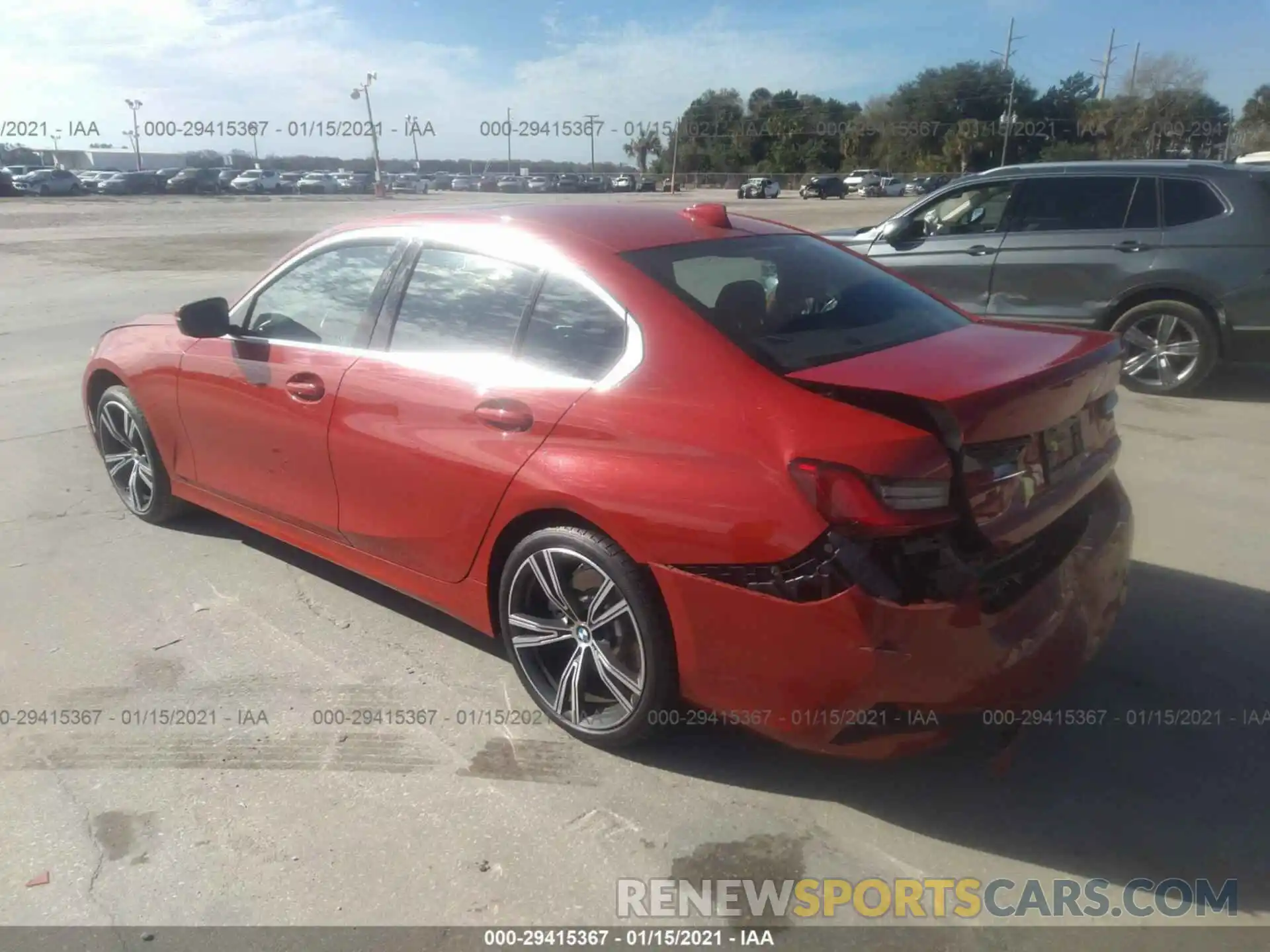 3 Photograph of a damaged car 3MW5R1J01L8B41599 BMW 3 SERIES 2020