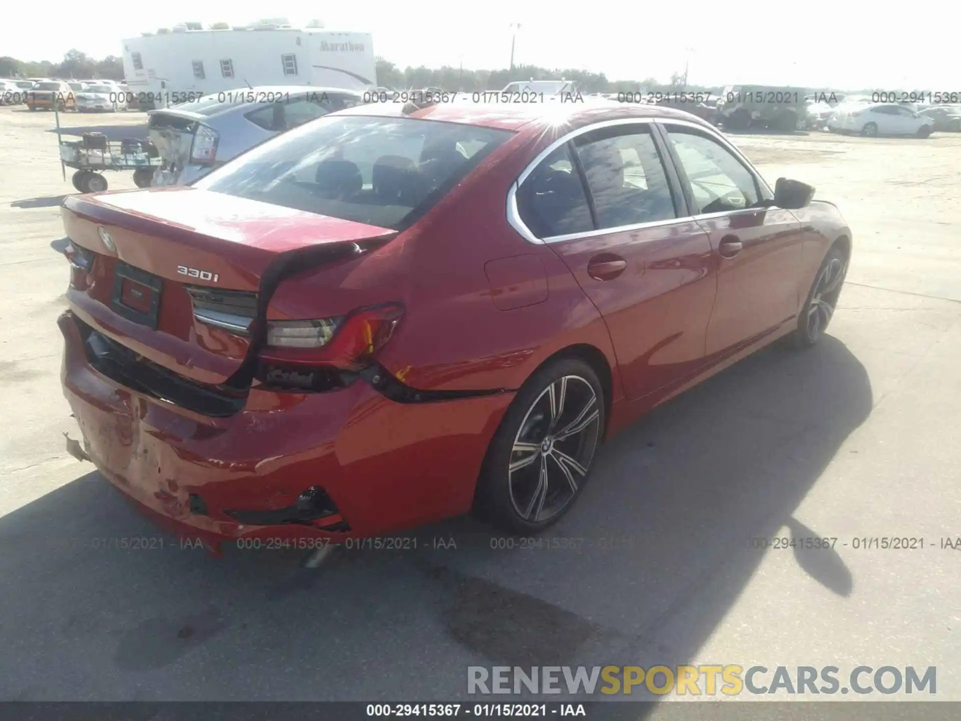 4 Photograph of a damaged car 3MW5R1J01L8B41599 BMW 3 SERIES 2020