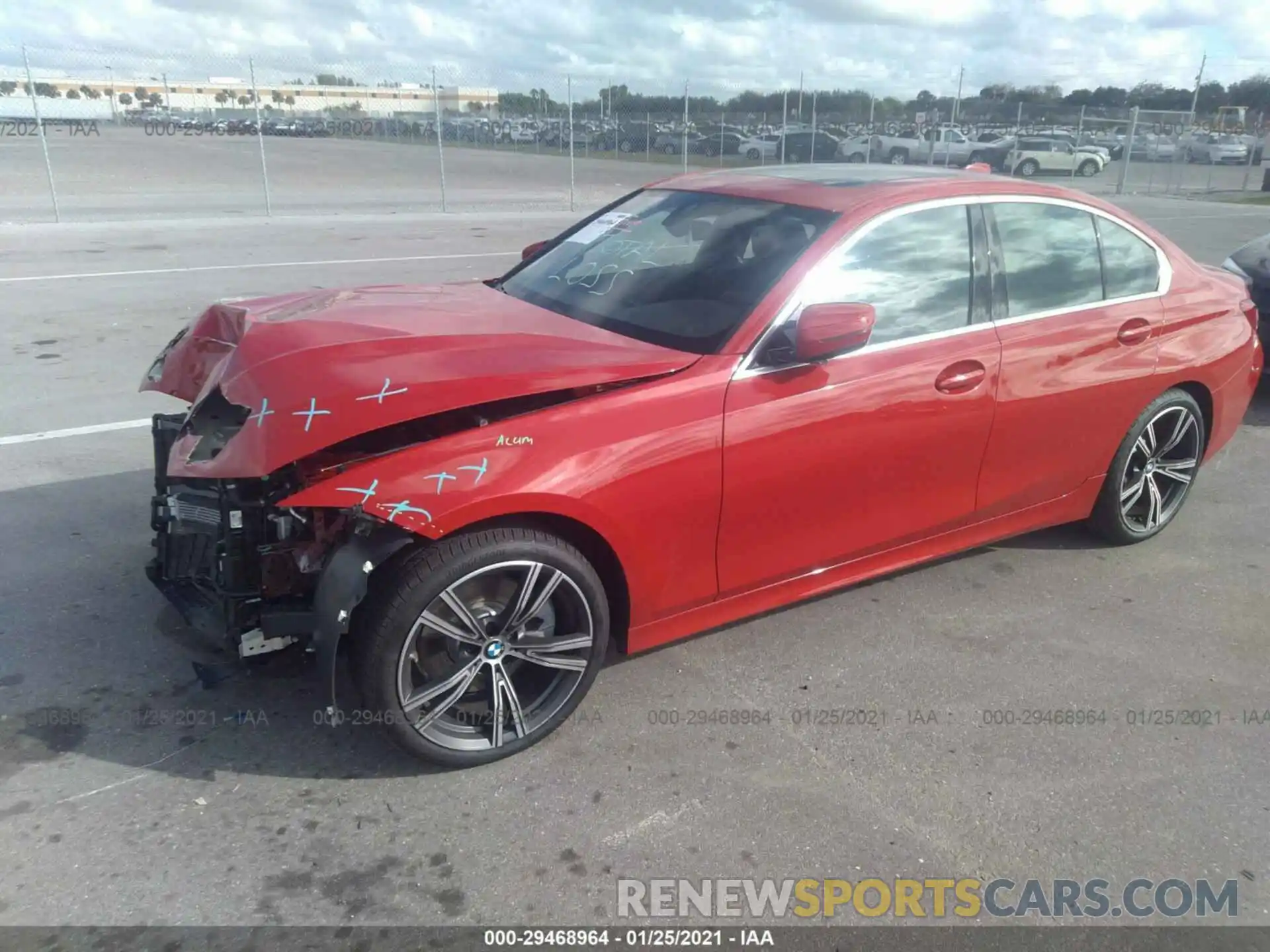 2 Photograph of a damaged car 3MW5R1J01L8B41764 BMW 3 SERIES 2020