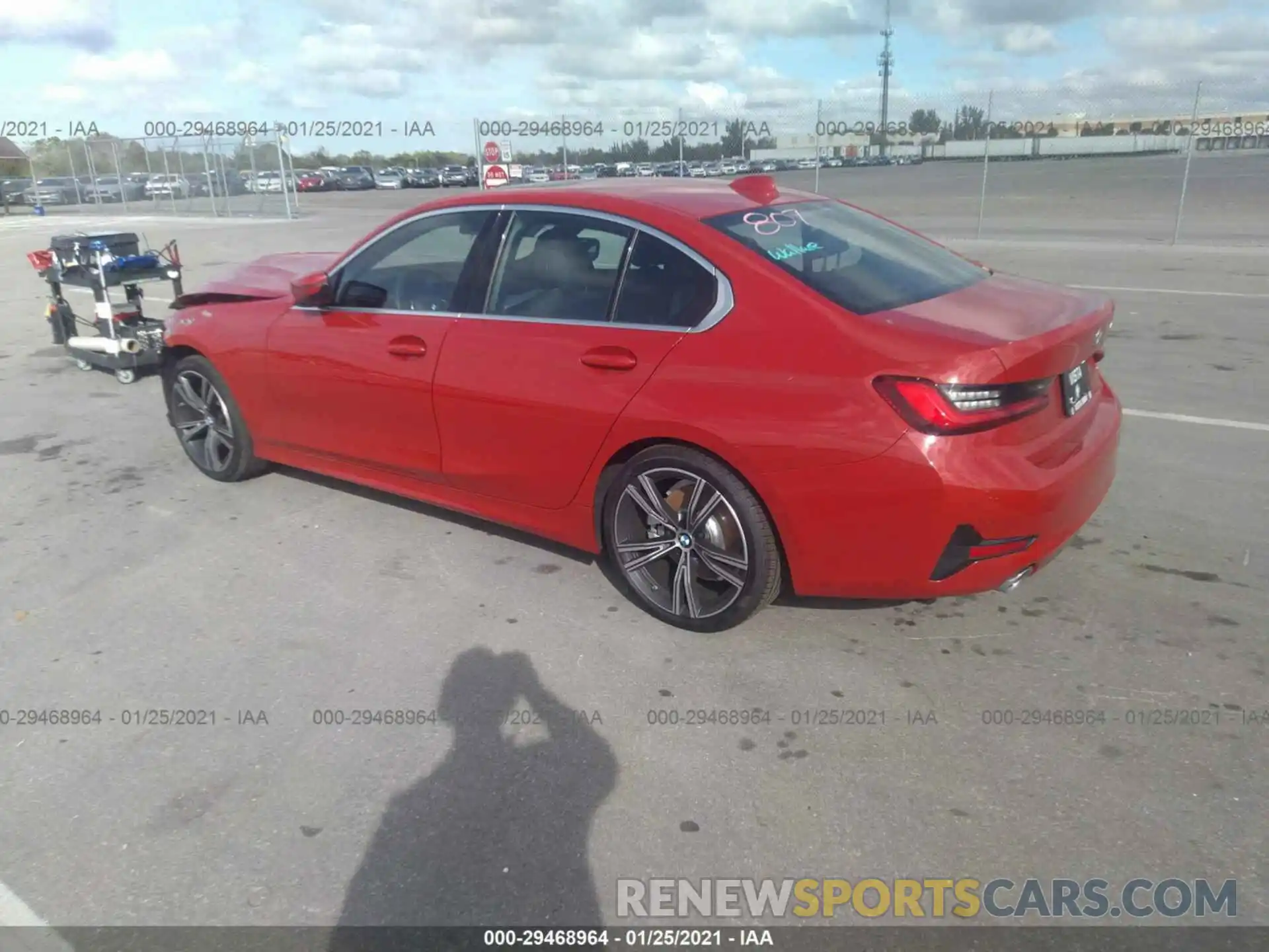 3 Photograph of a damaged car 3MW5R1J01L8B41764 BMW 3 SERIES 2020