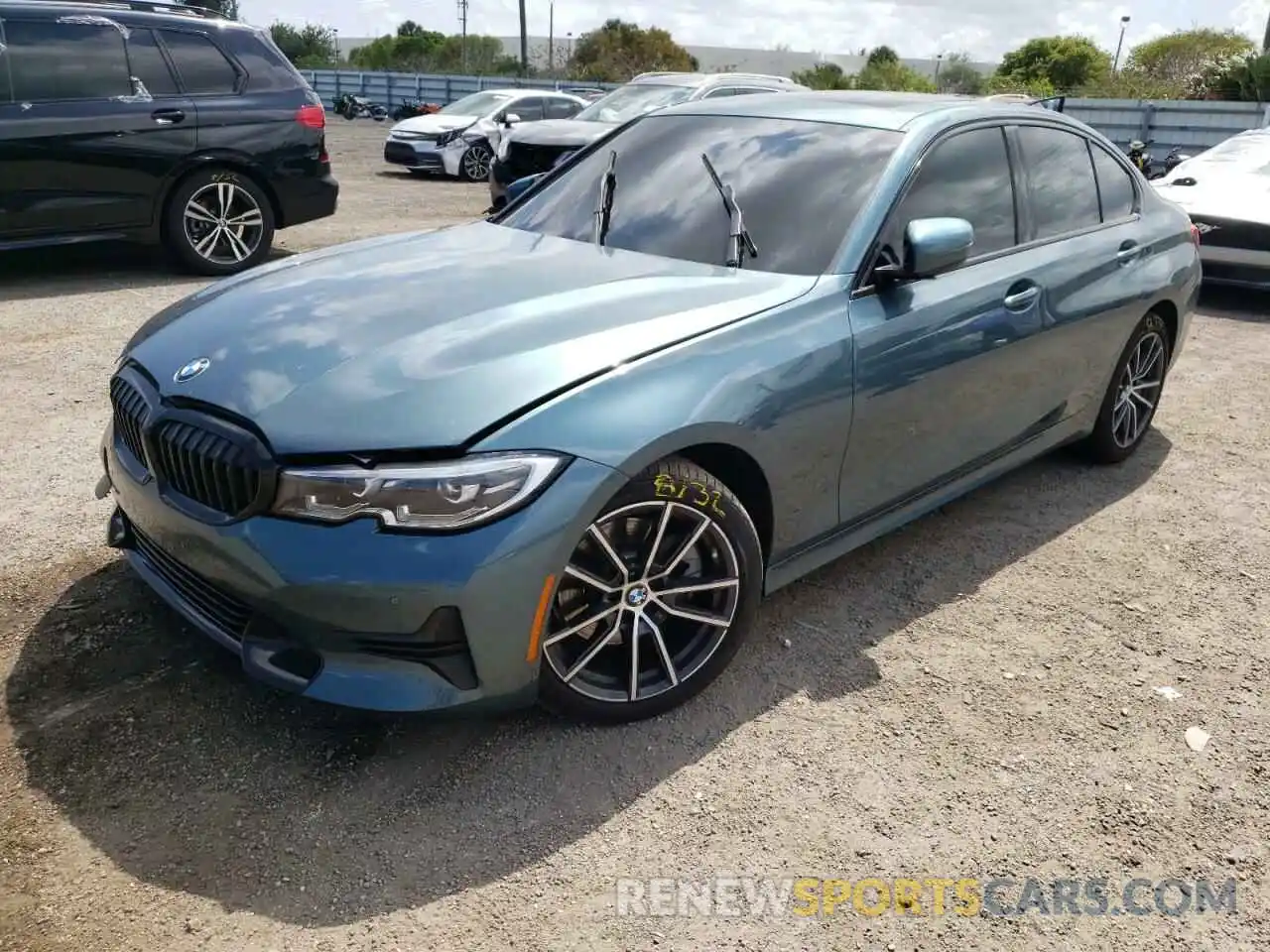 2 Photograph of a damaged car 3MW5R1J02L8B06764 BMW 3 SERIES 2020