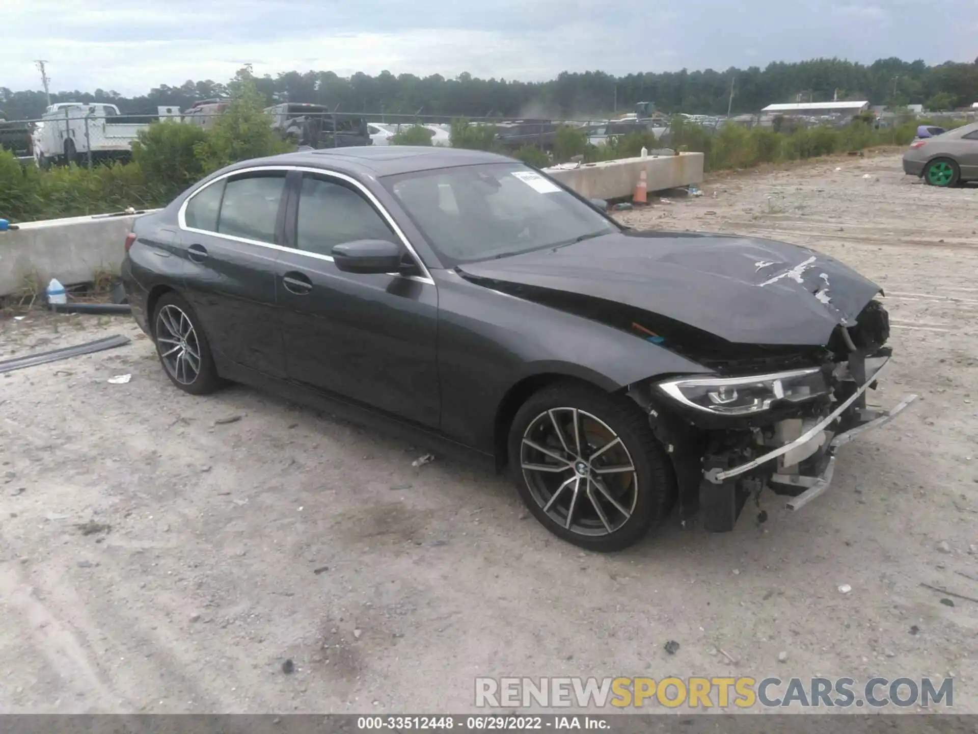 1 Фотография поврежденного автомобиля 3MW5R1J02L8B07218 BMW 3 SERIES 2020