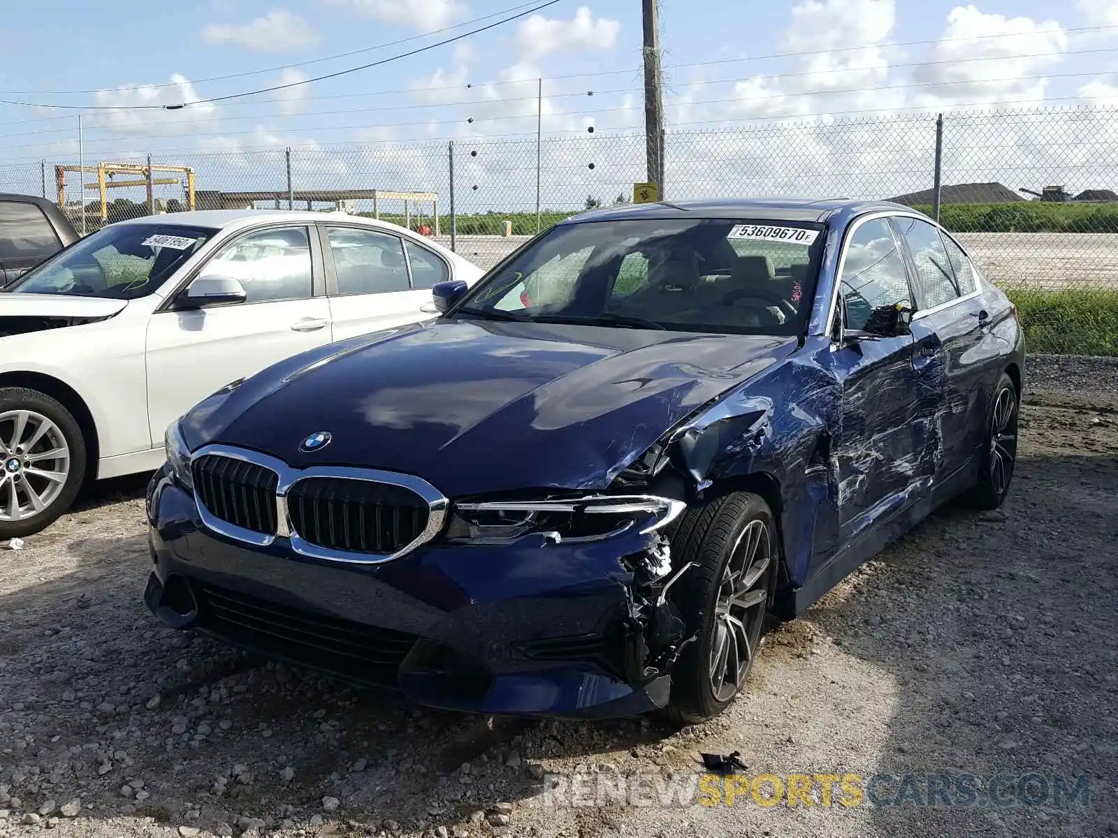 2 Photograph of a damaged car 3MW5R1J02L8B10166 BMW 3 SERIES 2020