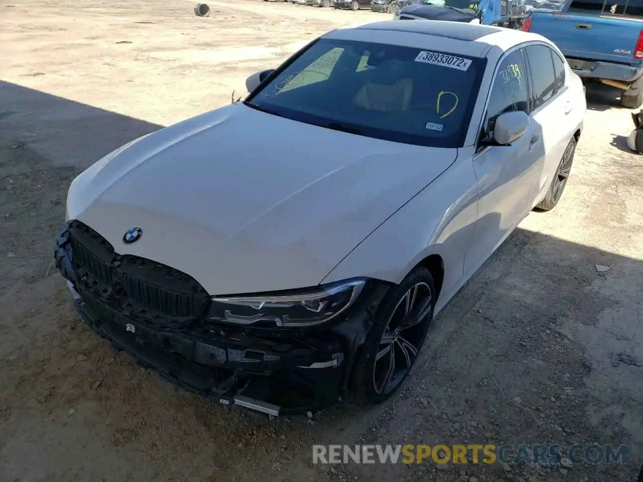 2 Photograph of a damaged car 3MW5R1J02L8B10779 BMW 3 SERIES 2020