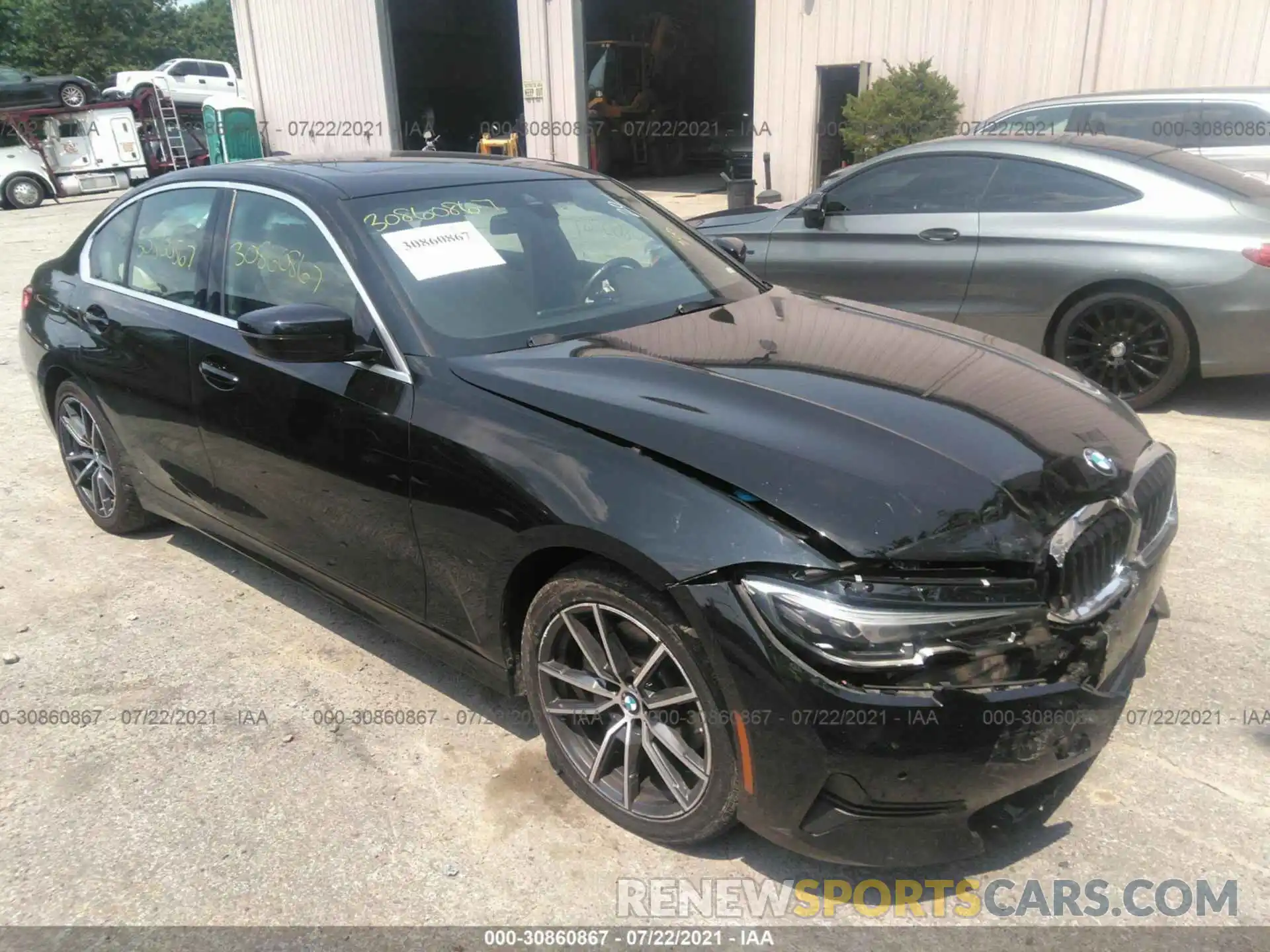 1 Photograph of a damaged car 3MW5R1J02L8B11558 BMW 3 SERIES 2020