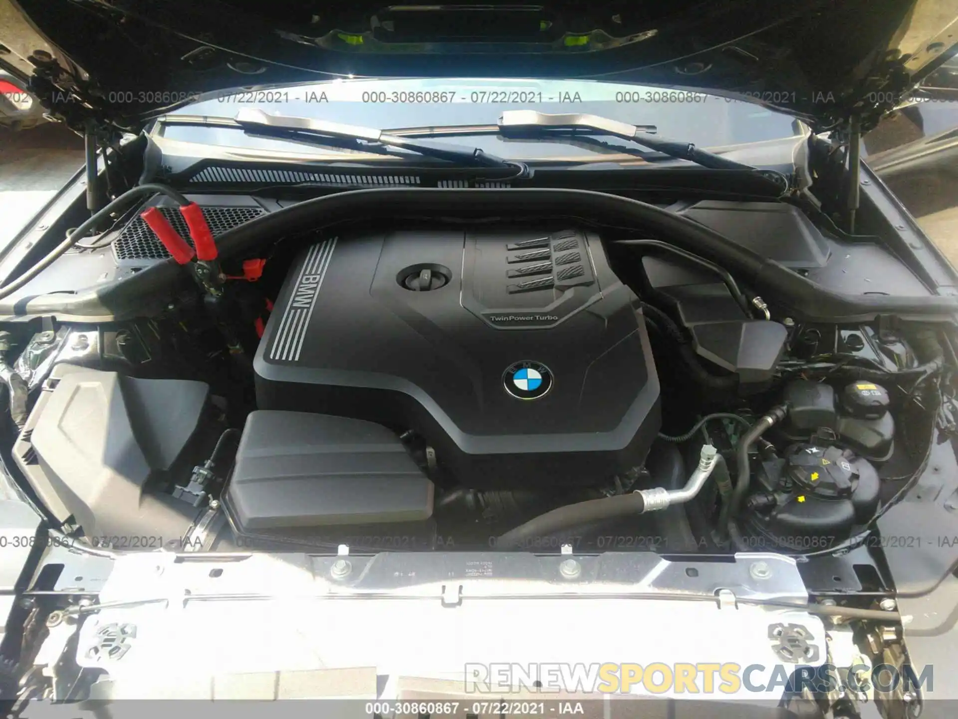 10 Фотография поврежденного автомобиля 3MW5R1J02L8B11558 BMW 3 SERIES 2020