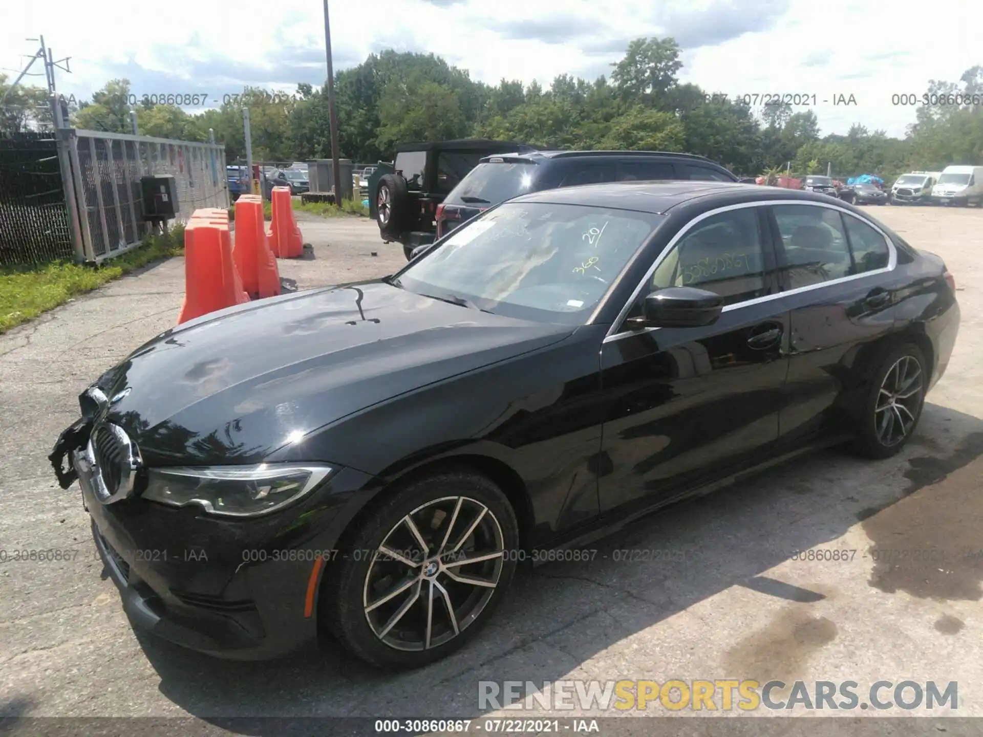 2 Photograph of a damaged car 3MW5R1J02L8B11558 BMW 3 SERIES 2020