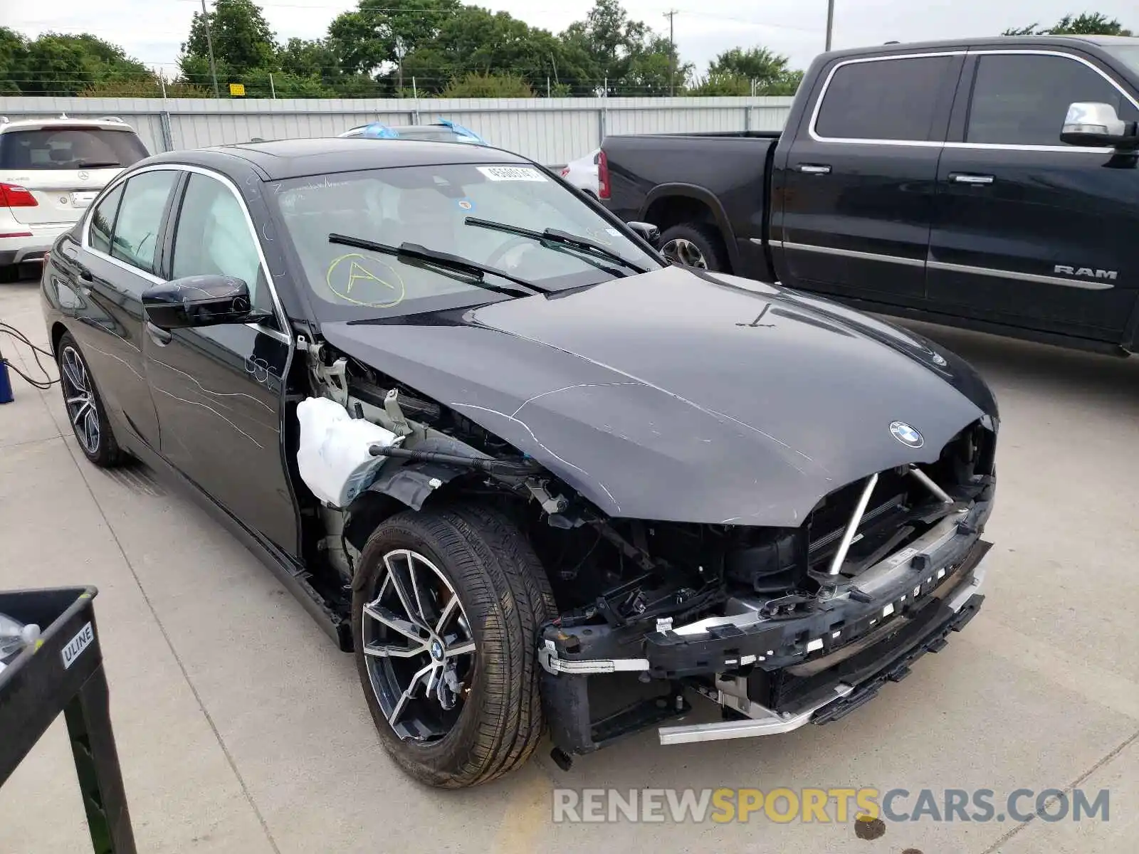 1 Photograph of a damaged car 3MW5R1J02L8B16274 BMW 3 SERIES 2020