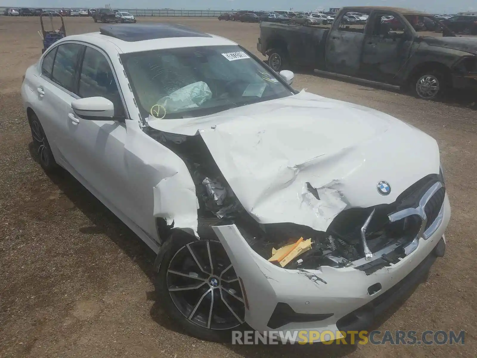 1 Photograph of a damaged car 3MW5R1J02L8B17392 BMW 3 SERIES 2020