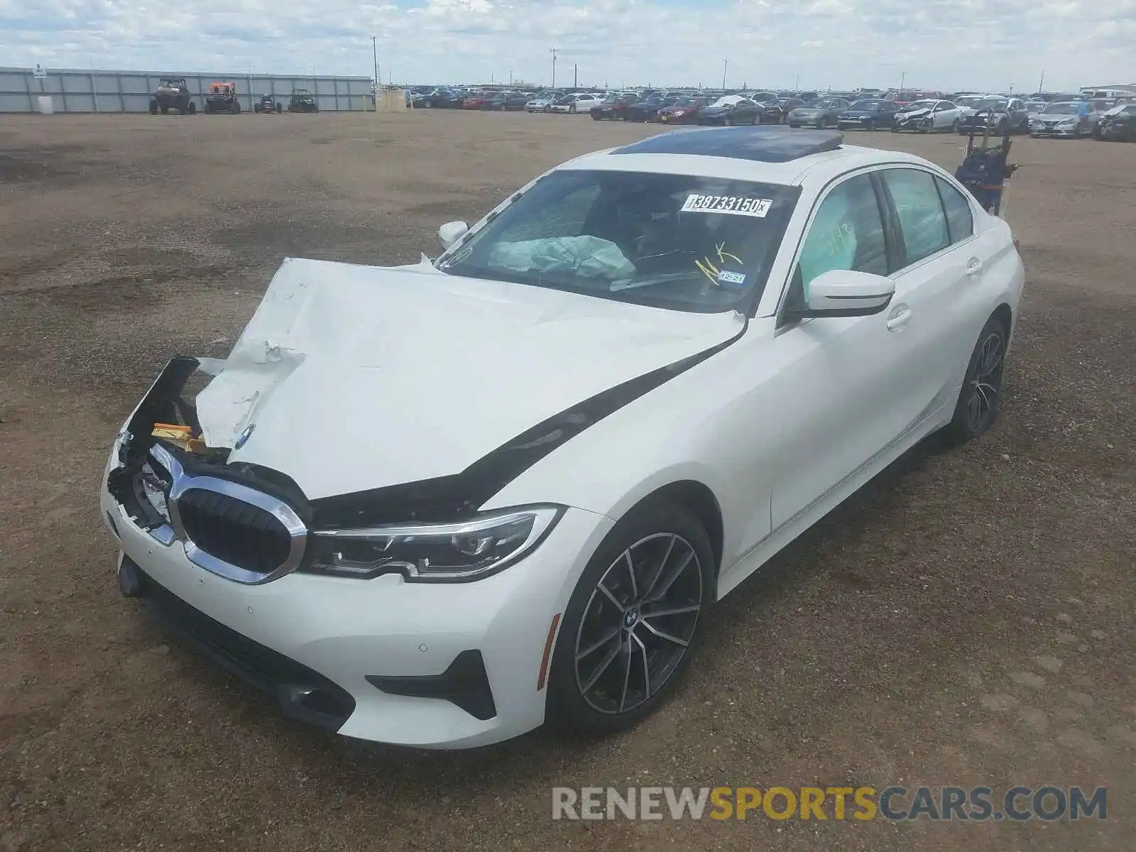 2 Photograph of a damaged car 3MW5R1J02L8B17392 BMW 3 SERIES 2020