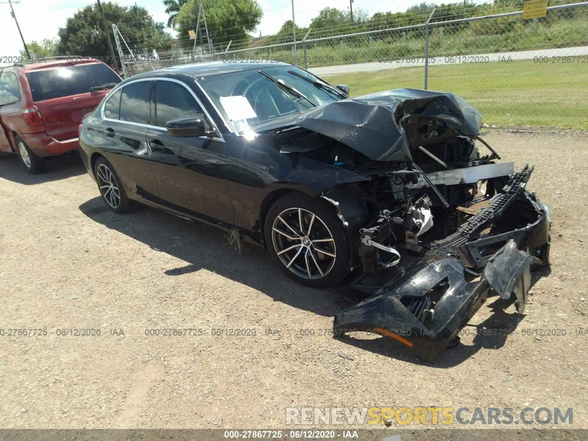 1 Photograph of a damaged car 3MW5R1J02L8B17957 BMW 3 SERIES 2020