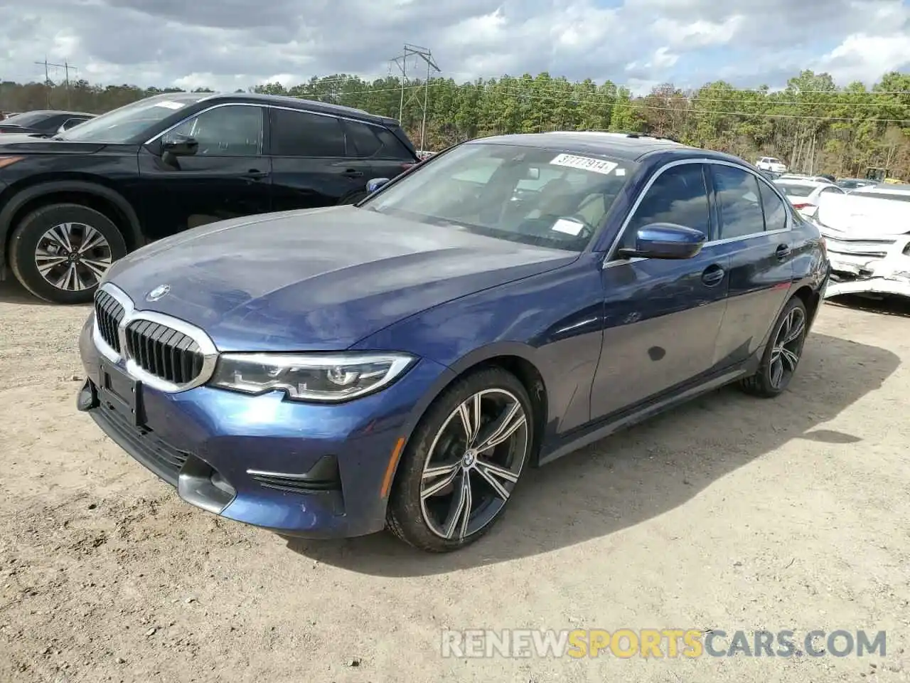 1 Photograph of a damaged car 3MW5R1J02L8B19711 BMW 3 SERIES 2020