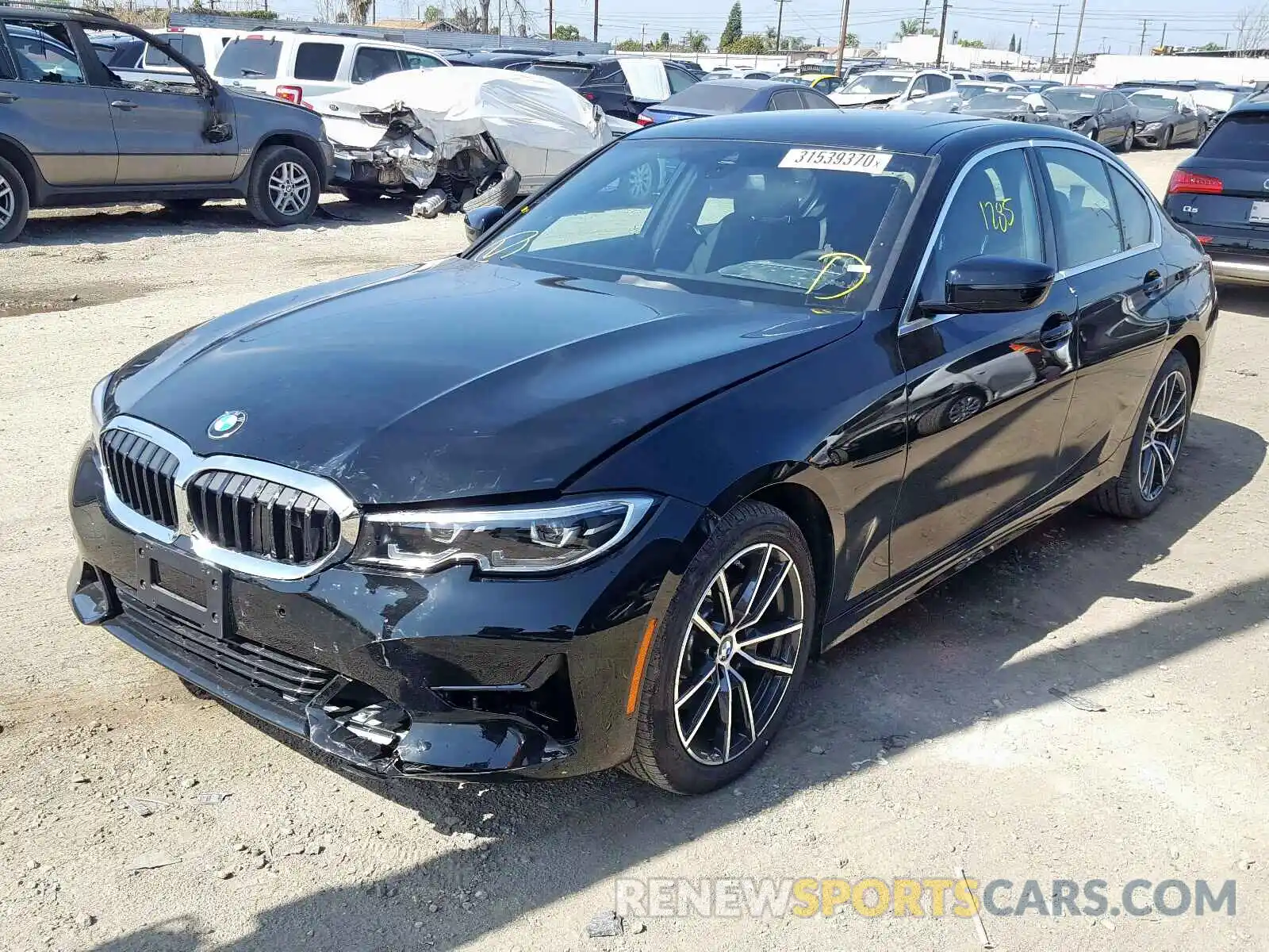 2 Photograph of a damaged car 3MW5R1J02L8B20874 BMW 3 SERIES 2020