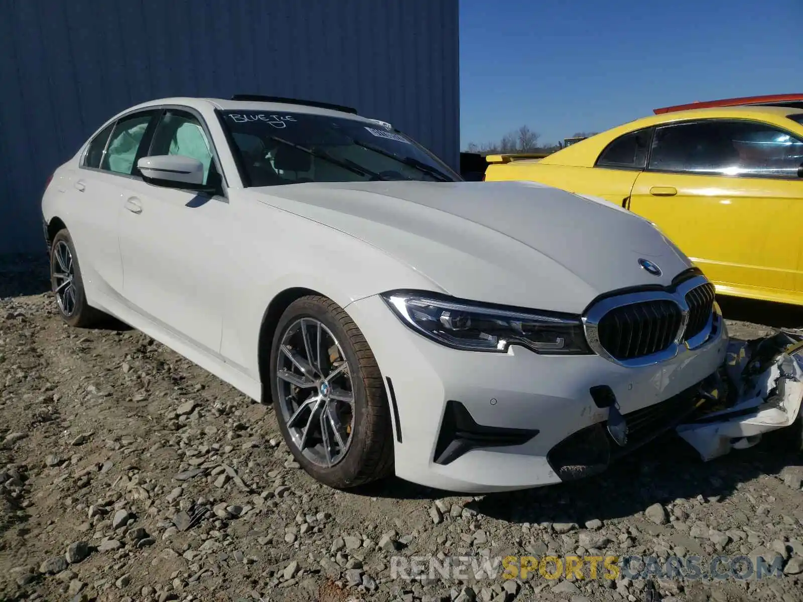 1 Photograph of a damaged car 3MW5R1J02L8B22608 BMW 3 SERIES 2020