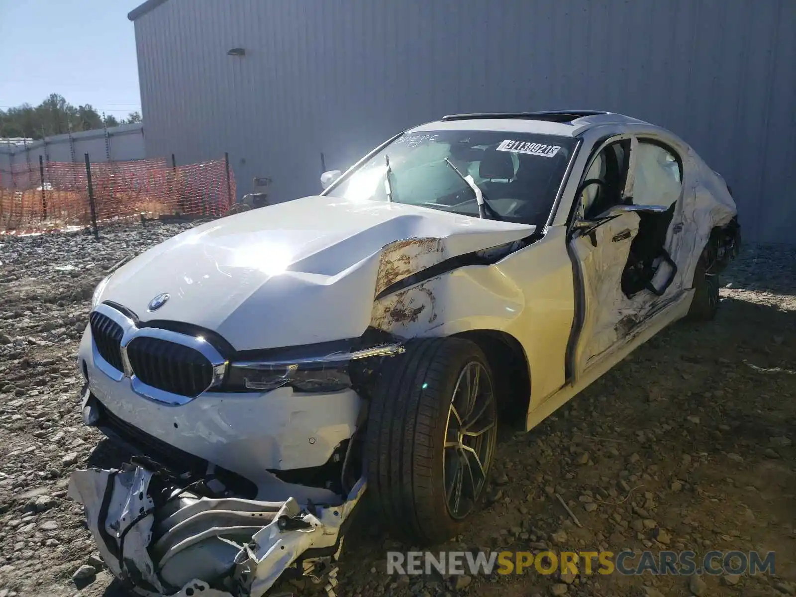 2 Photograph of a damaged car 3MW5R1J02L8B22608 BMW 3 SERIES 2020