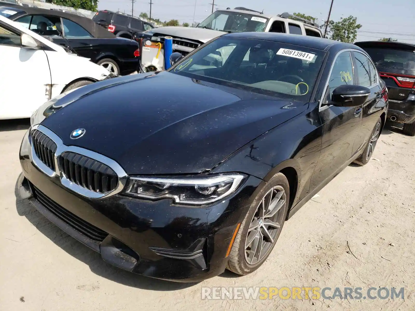 2 Photograph of a damaged car 3MW5R1J02L8B23239 BMW 3 SERIES 2020