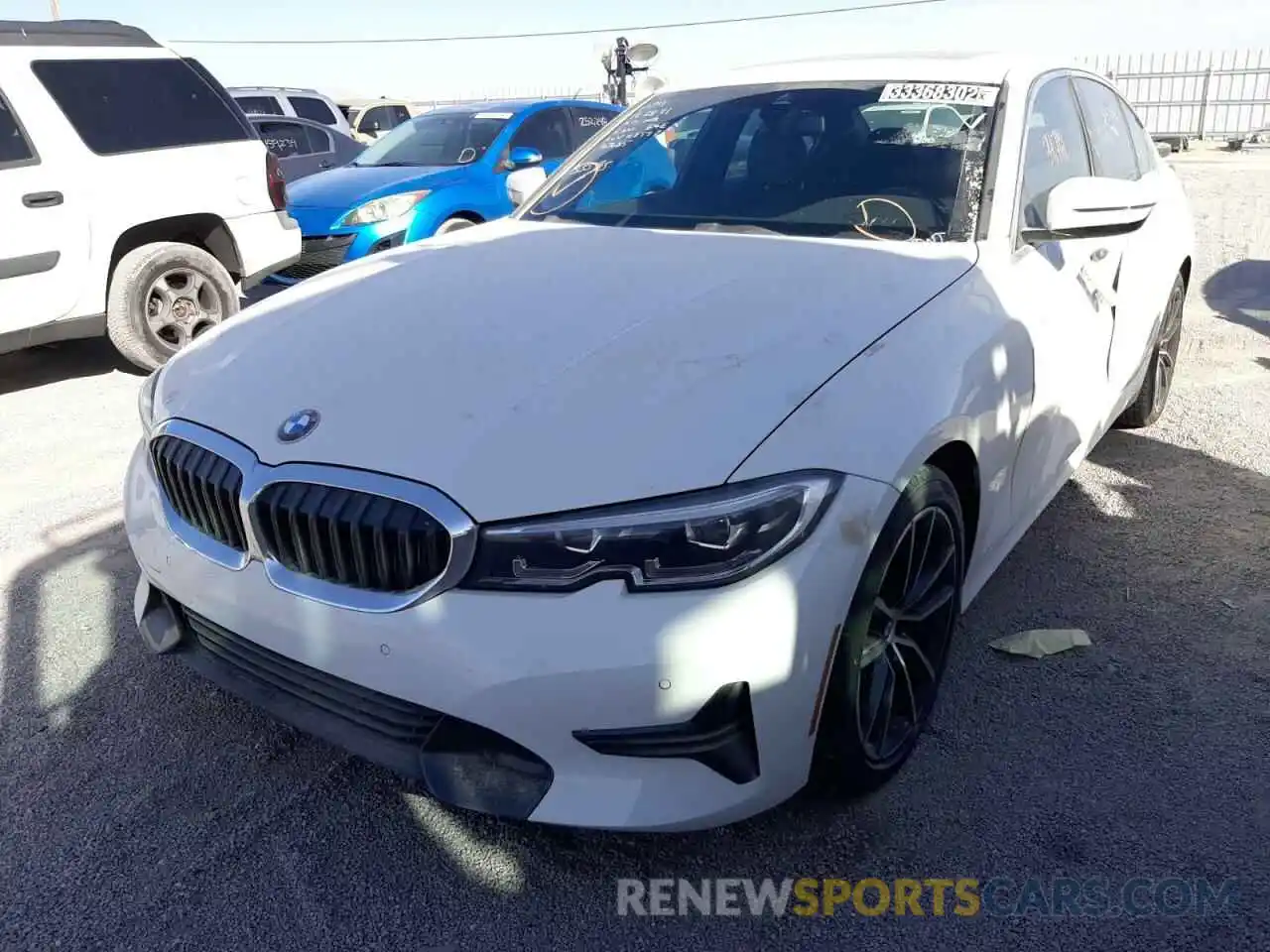 2 Photograph of a damaged car 3MW5R1J02L8B24651 BMW 3 SERIES 2020